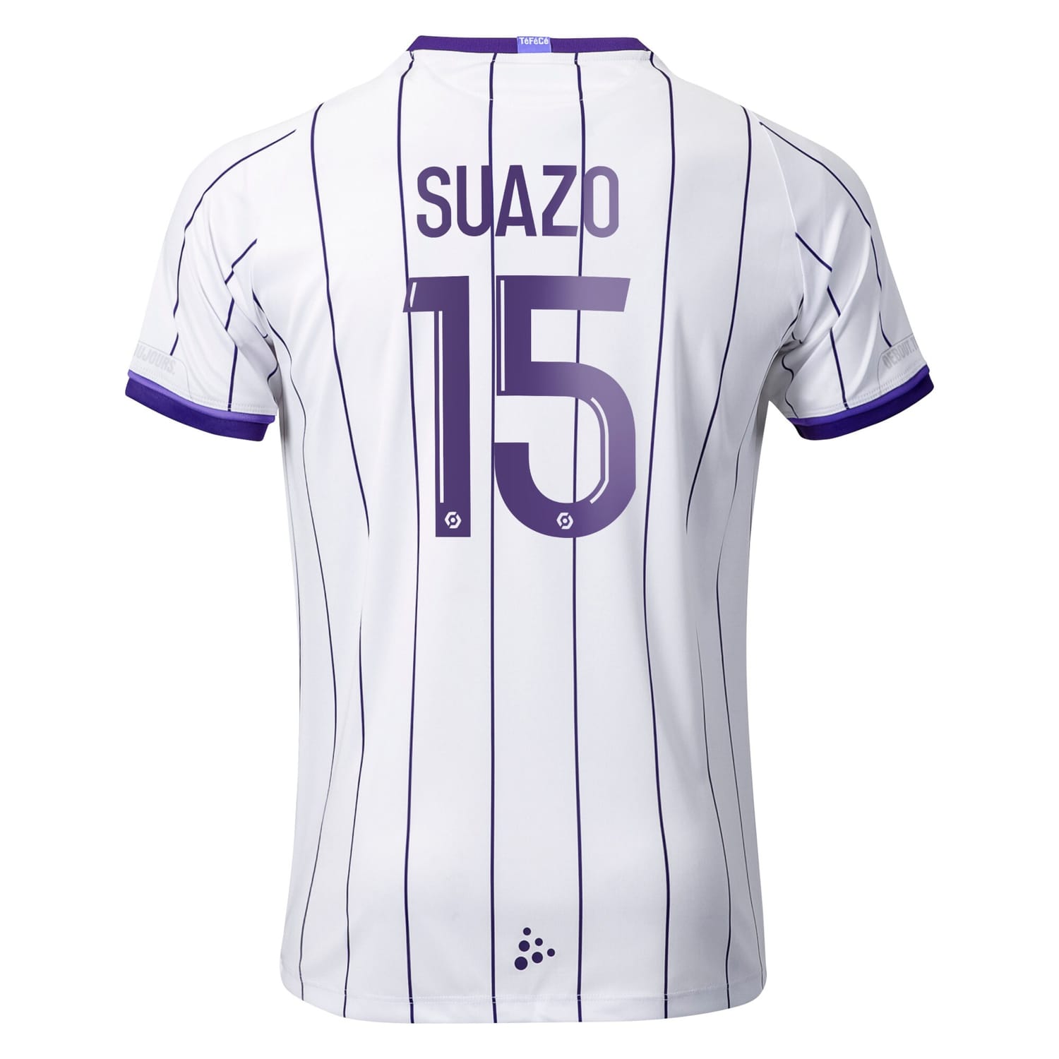 Ligue 1 Toulouse Home Jersey Shirt 2022-23 player Gabriel Suazo 15 printing for Women