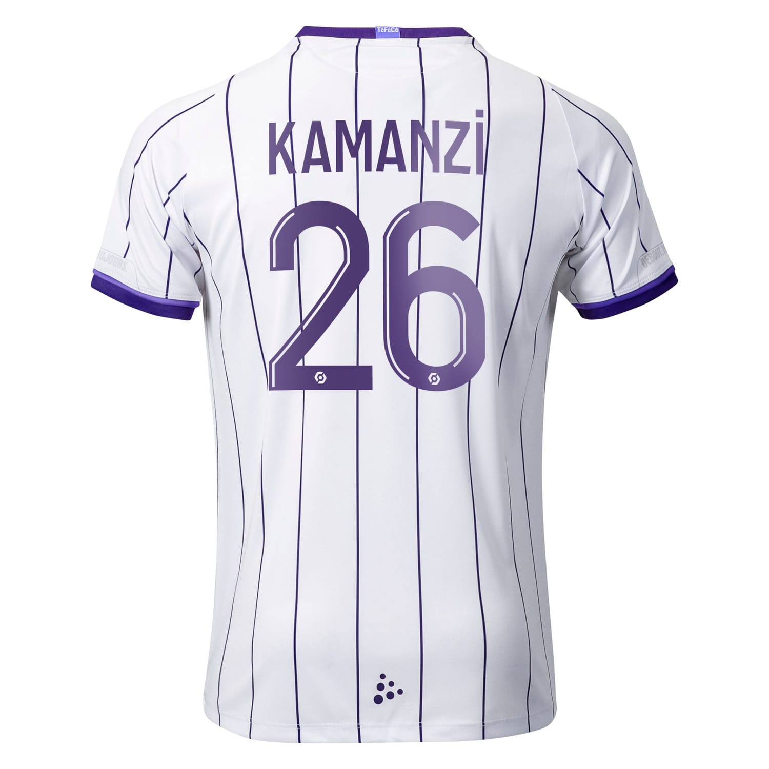 Ligue 1 Toulouse Home Jersey Shirt 2022-23 player Warren Kamanzi 26 printing for Women