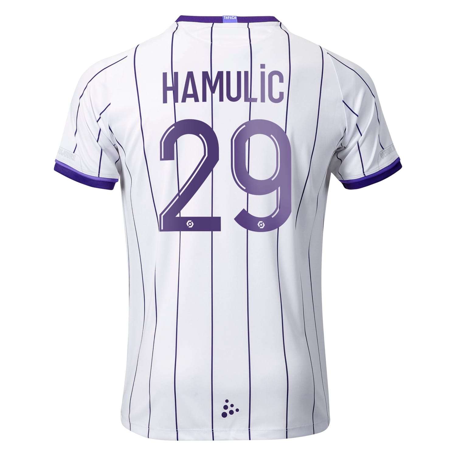 Ligue 1 Toulouse Home Jersey Shirt 2022-23 player Said Hamulic 29 printing for Women