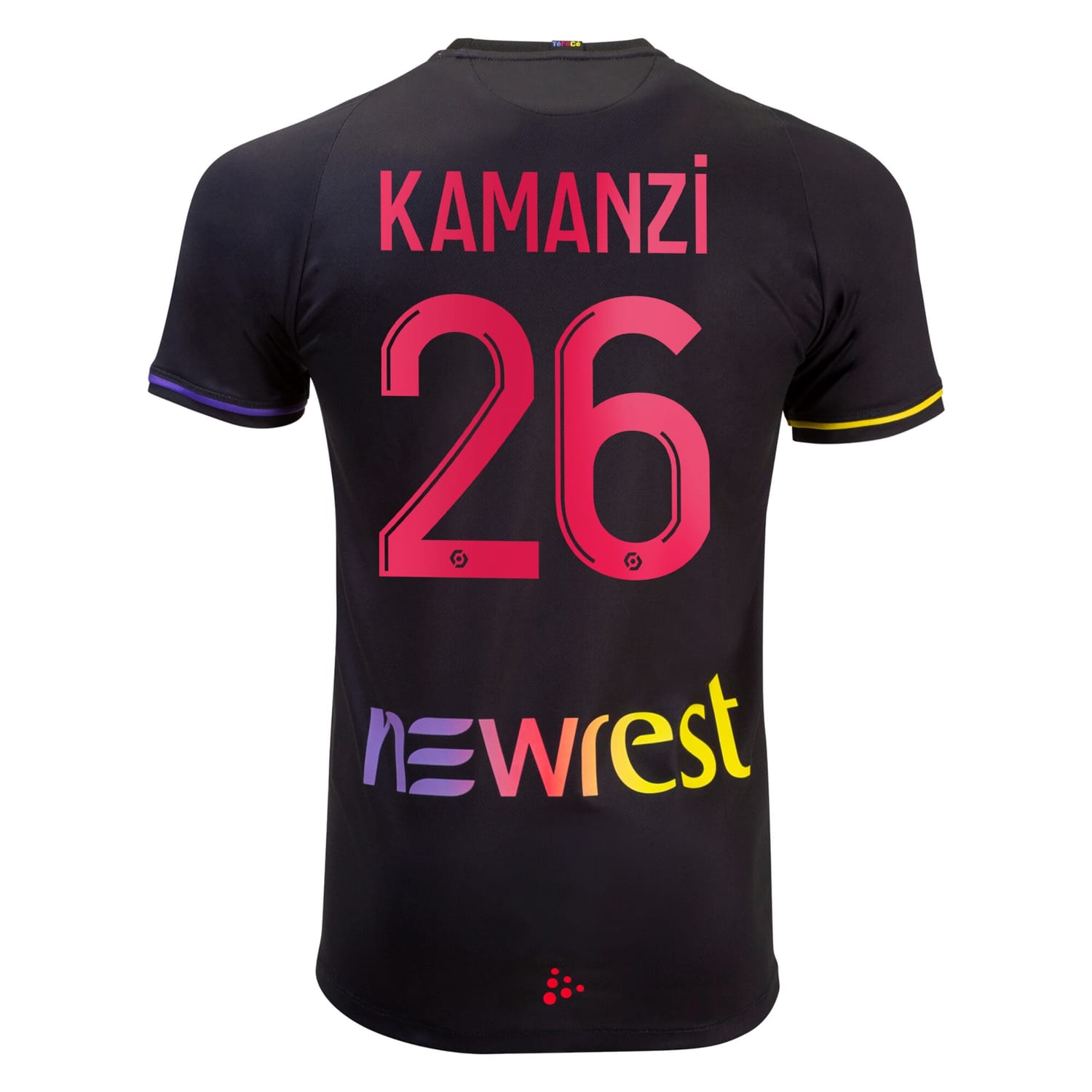 Ligue 1 Toulouse Away Pro Jersey Shirt 2022-23 player Warren Kamanzi 26 printing for Men