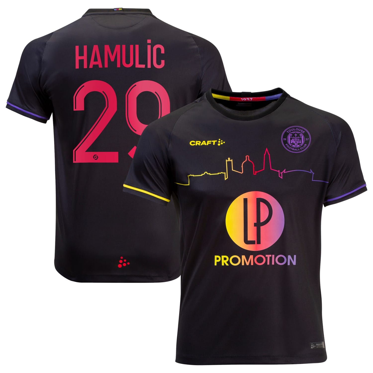 Ligue 1 Toulouse Away Jersey Shirt 2022-23 player Said Hamulic 29 printing for Men