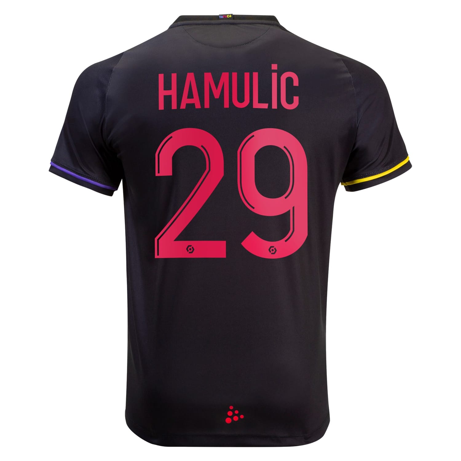 Ligue 1 Toulouse Away Jersey Shirt 2022-23 player Said Hamulic 29 printing for Men