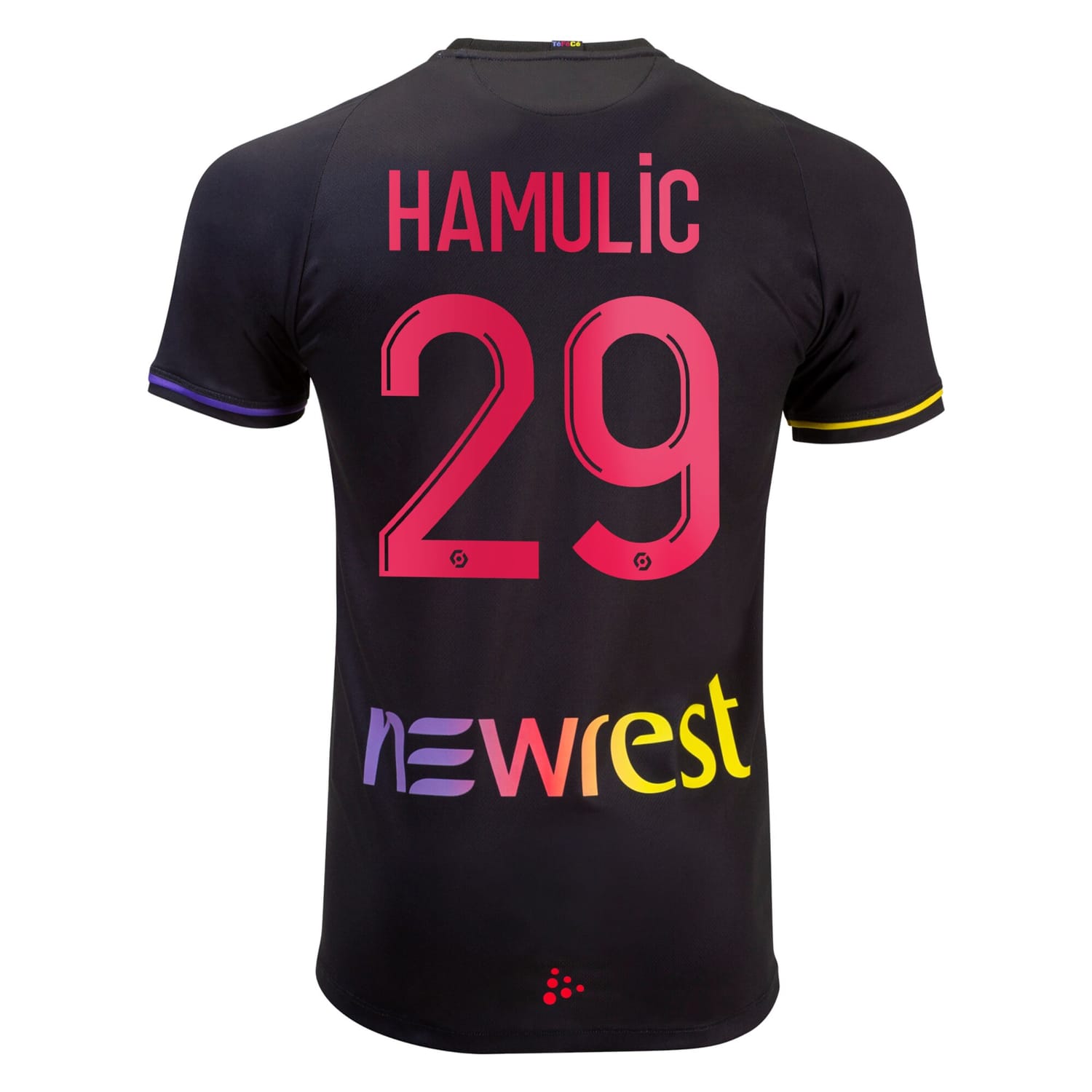 Ligue 1 Toulouse Away Pro Jersey Shirt 2022-23 player Said Hamulic 29 printing for Men