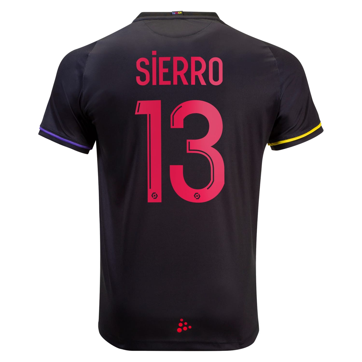 Ligue 1 Toulouse Away Jersey Shirt 2022-23 player Vincent Sierro 13 printing for Men