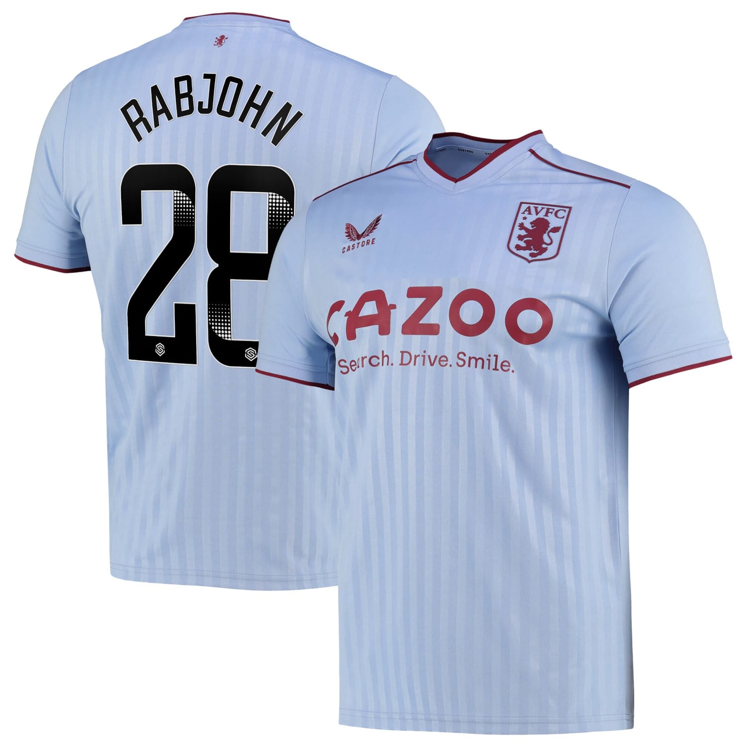 Premier League Aston Villa Away Jersey Shirt 2022-23 player Evie Rabjohn 28 printing for Men