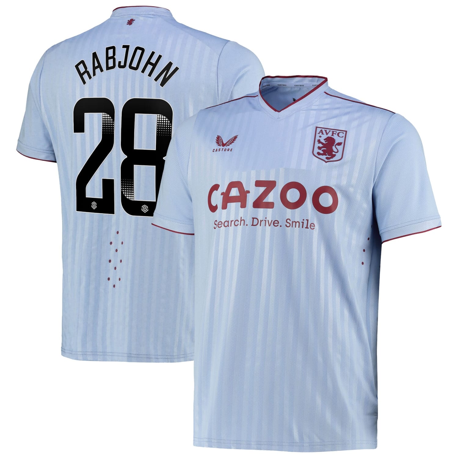 Premier League Aston Villa Away Pro Jersey Shirt 2022-23 player Evie Rabjohn 28 printing for Men
