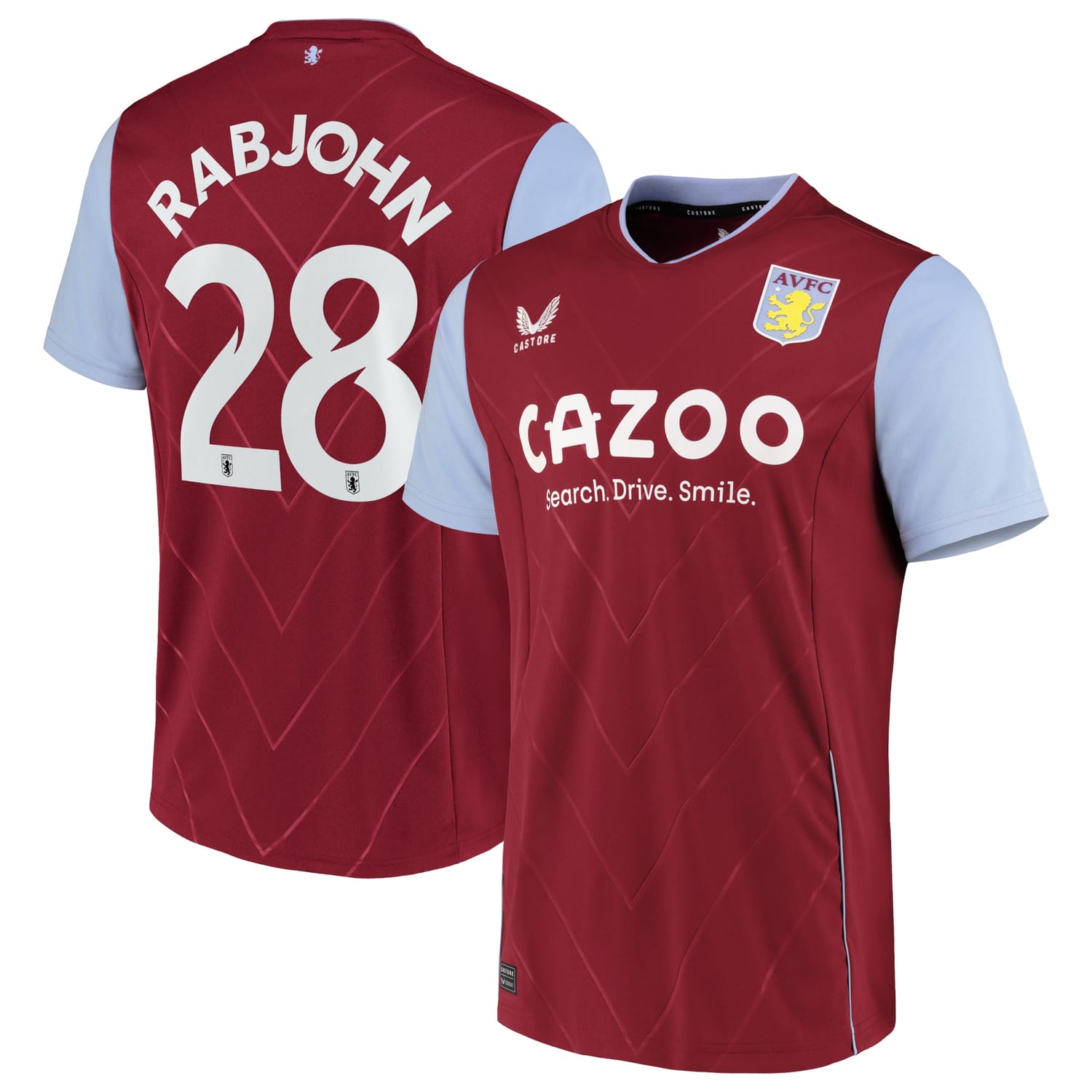 Premier League Aston Villa Home Cup Jersey Shirt 2022-23 player Evie Rabjohn 28 printing for Men