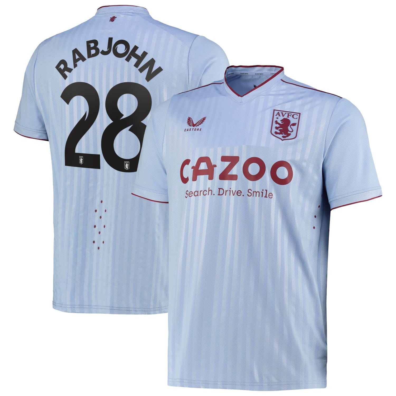 Premier League Aston Villa Away Cup Pro Jersey Shirt 2022-23 player Evie Rabjohn 28 printing for Men