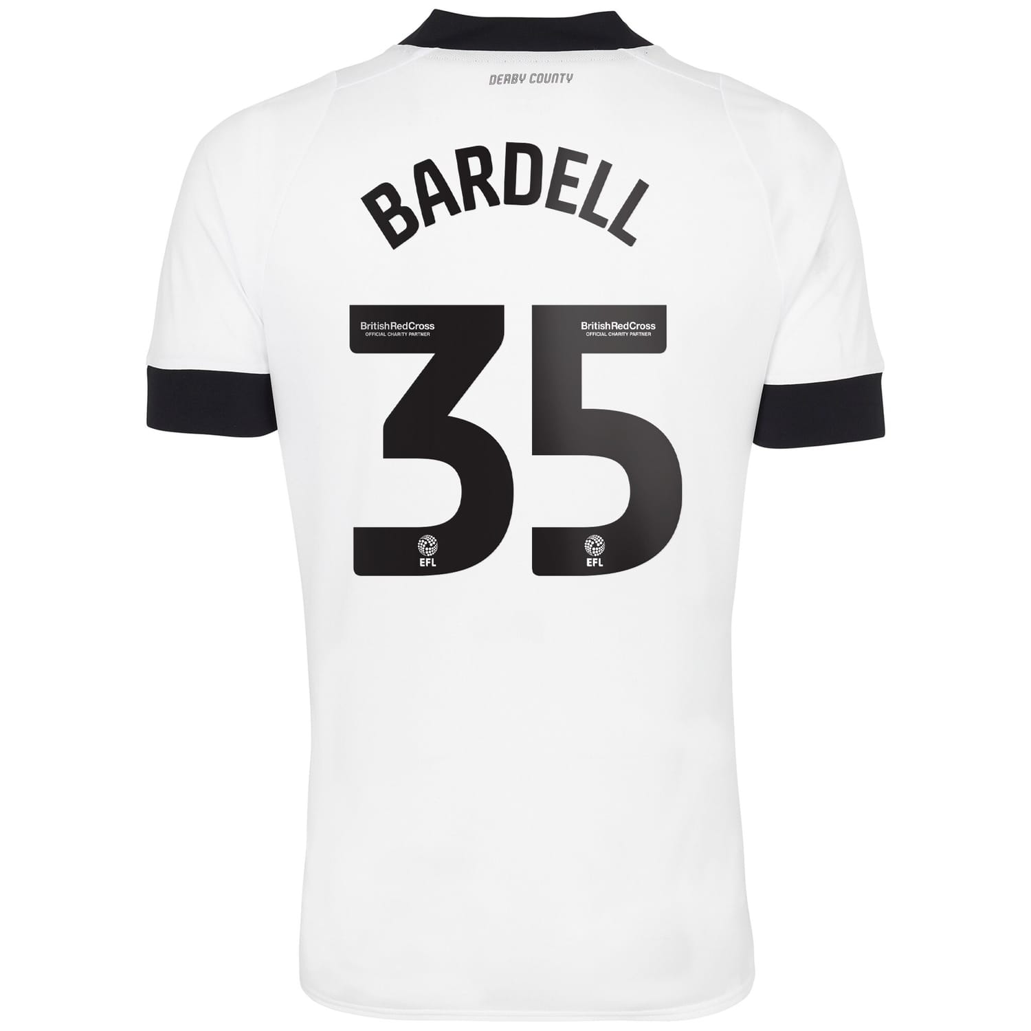 EFL League One Derby County Home Jersey Shirt 2022-23 player Max Bardell 35 printing for Men