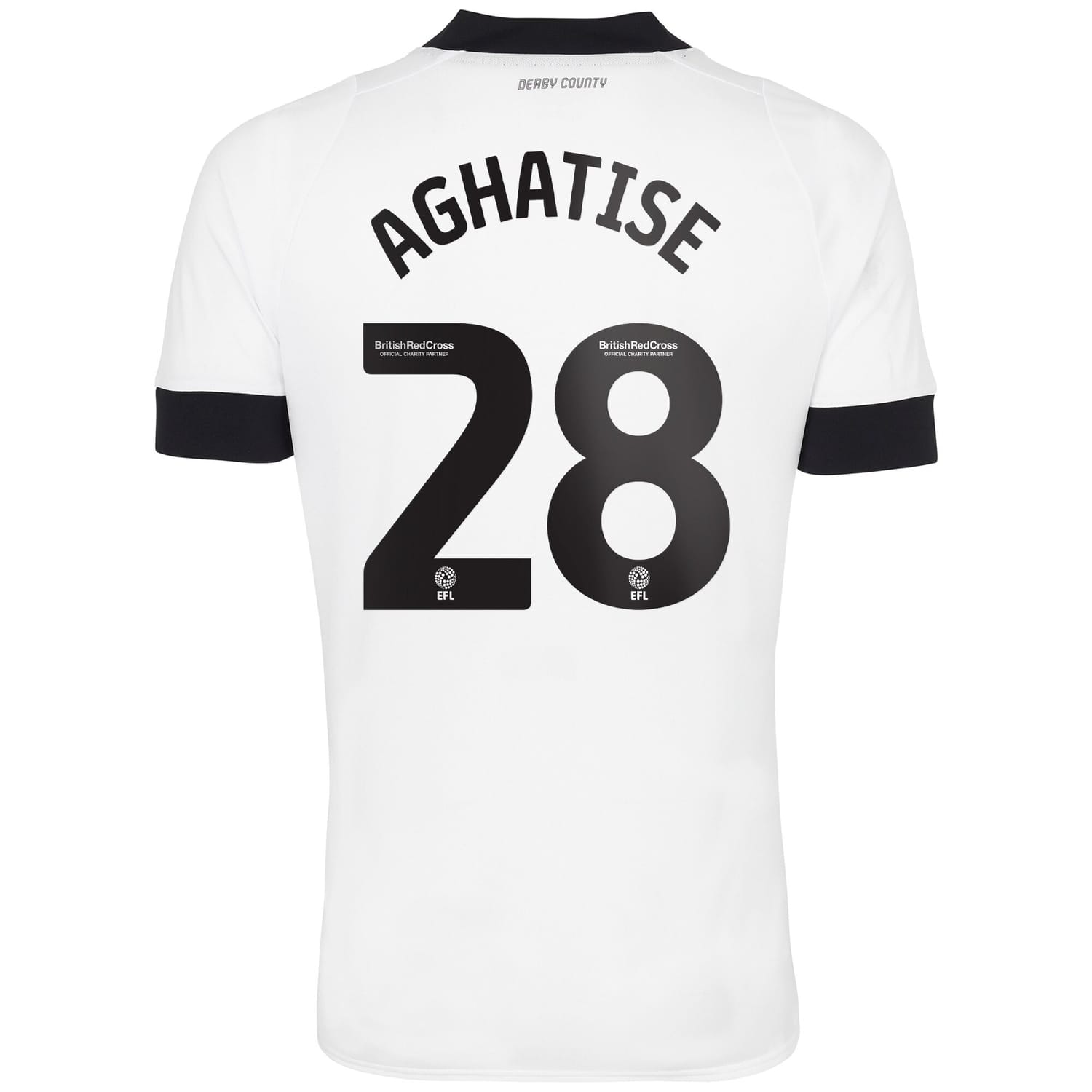 EFL League One Derby County Home Jersey Shirt 2022-23 player Osazee Aghatise 28 printing for Men
