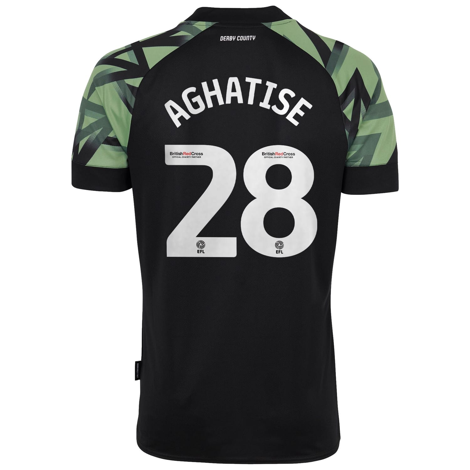 EFL League One Derby County Away Jersey Shirt 2022-23 player Osazee Aghatise 28 printing for Men