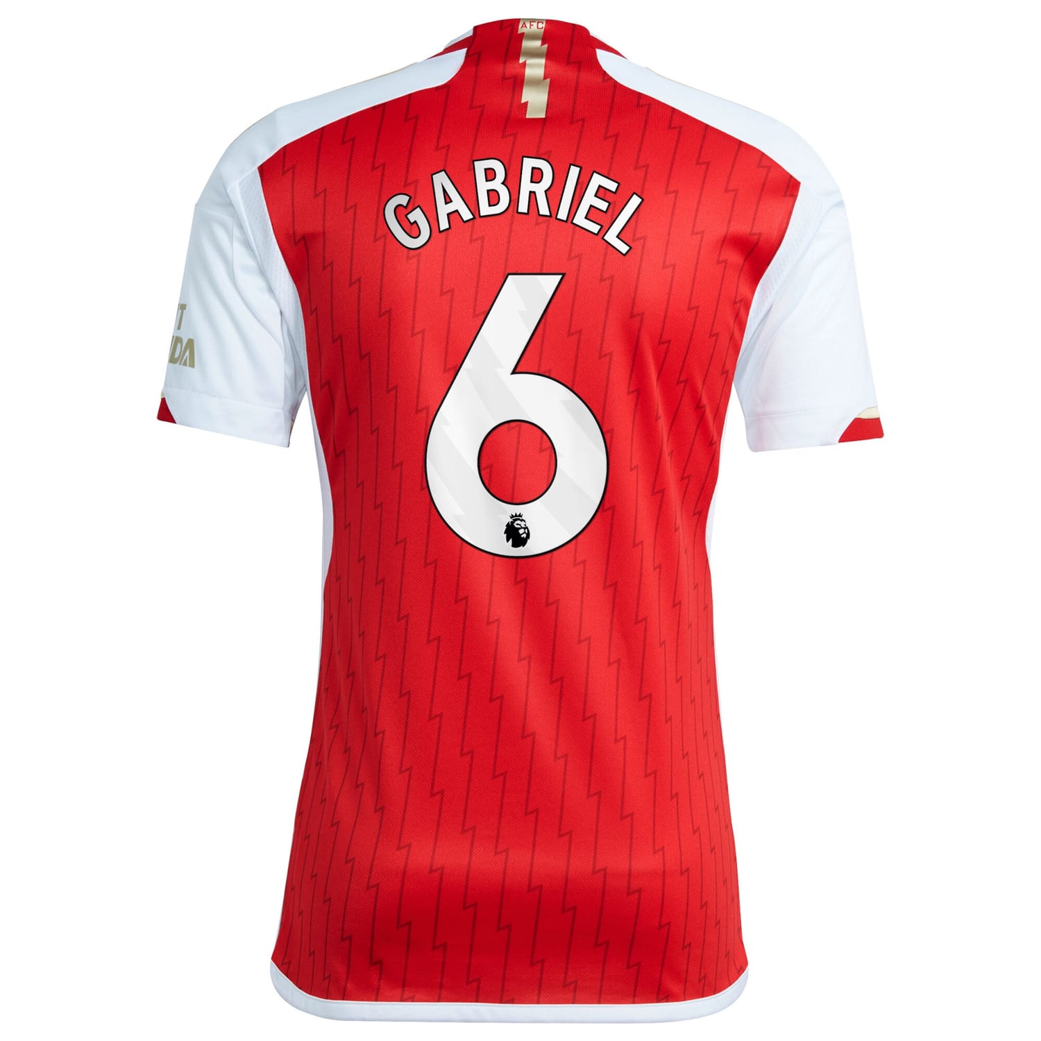 Premier League Arsenal Home Jersey Shirt 2023-24 player Gabriel 6 printing for Men