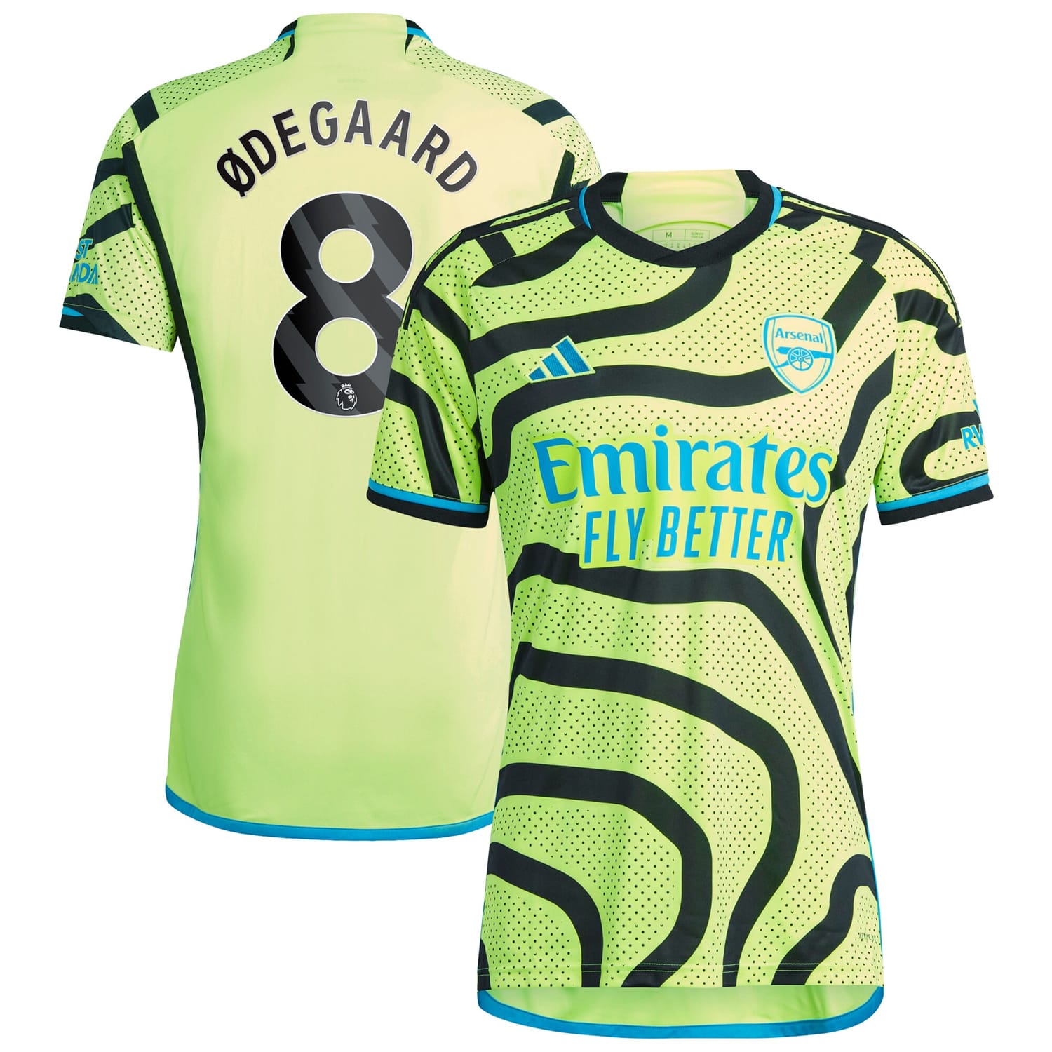 Premier League Arsenal Away Jersey Shirt 2023-24 player Ødegaard 8 printing for Men