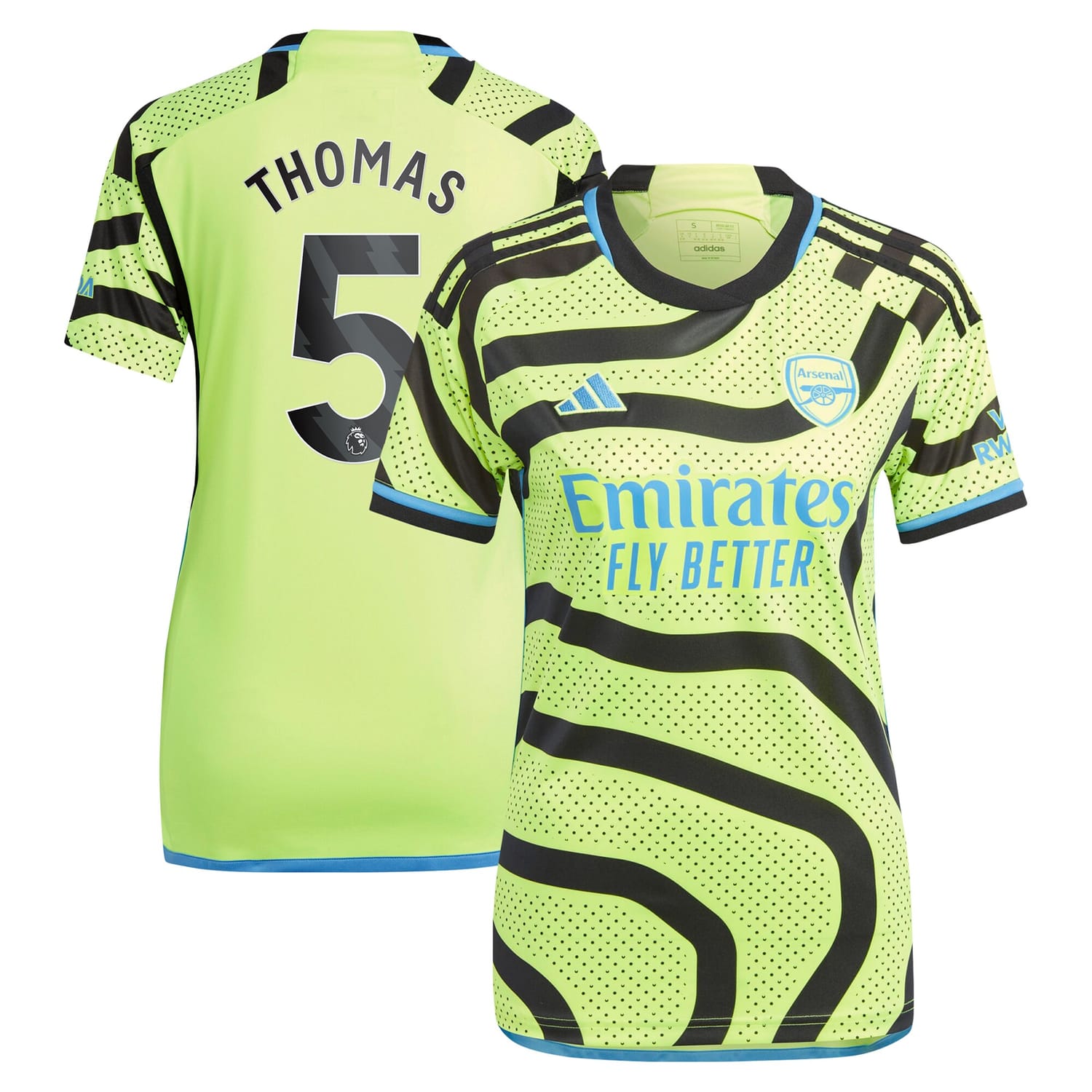 Premier League Arsenal Away Jersey Shirt 2023-24 player Thomas Partey 5 printing for Women