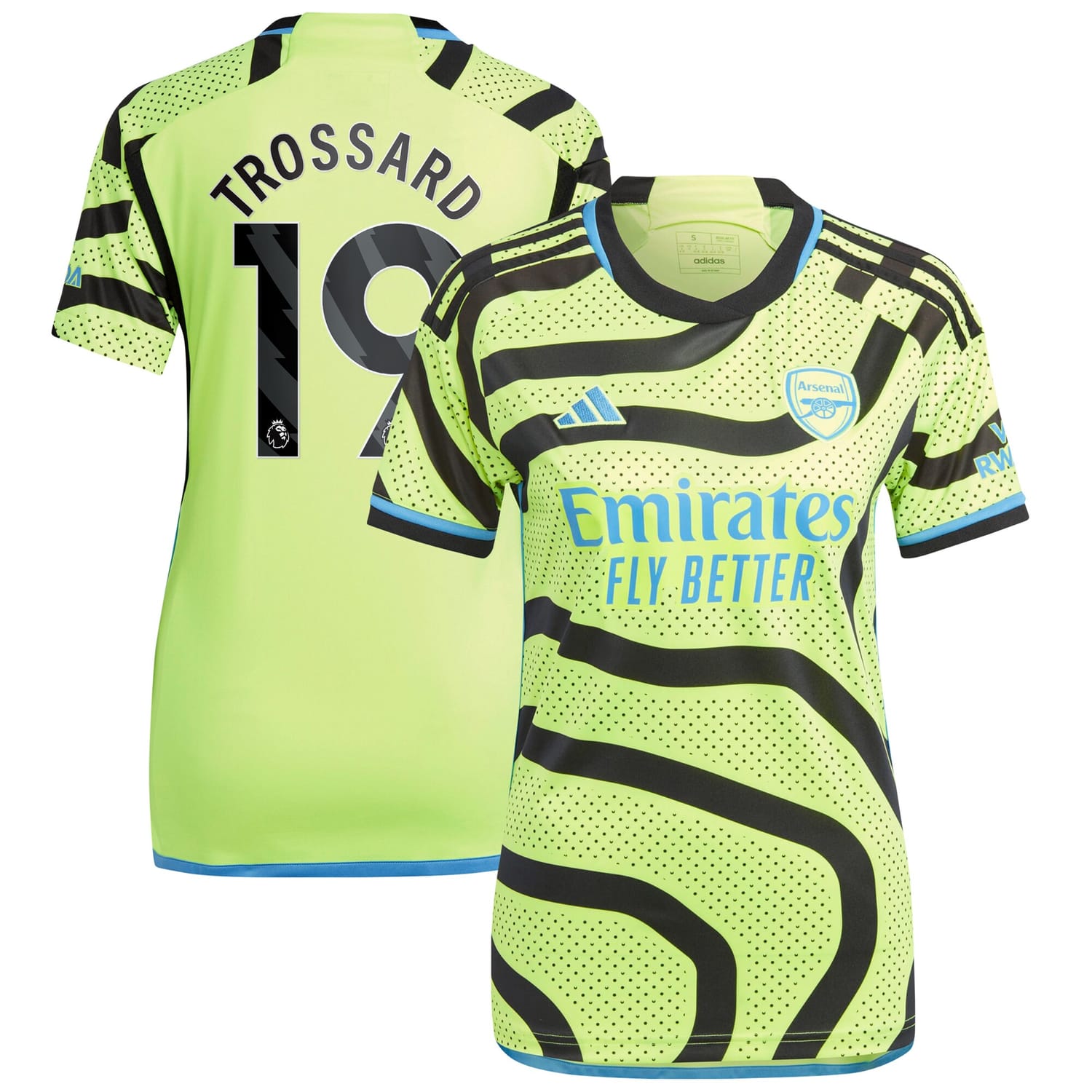 Premier League Arsenal Away Jersey Shirt 2023-24 player Leandro Trossard 19 printing for Women