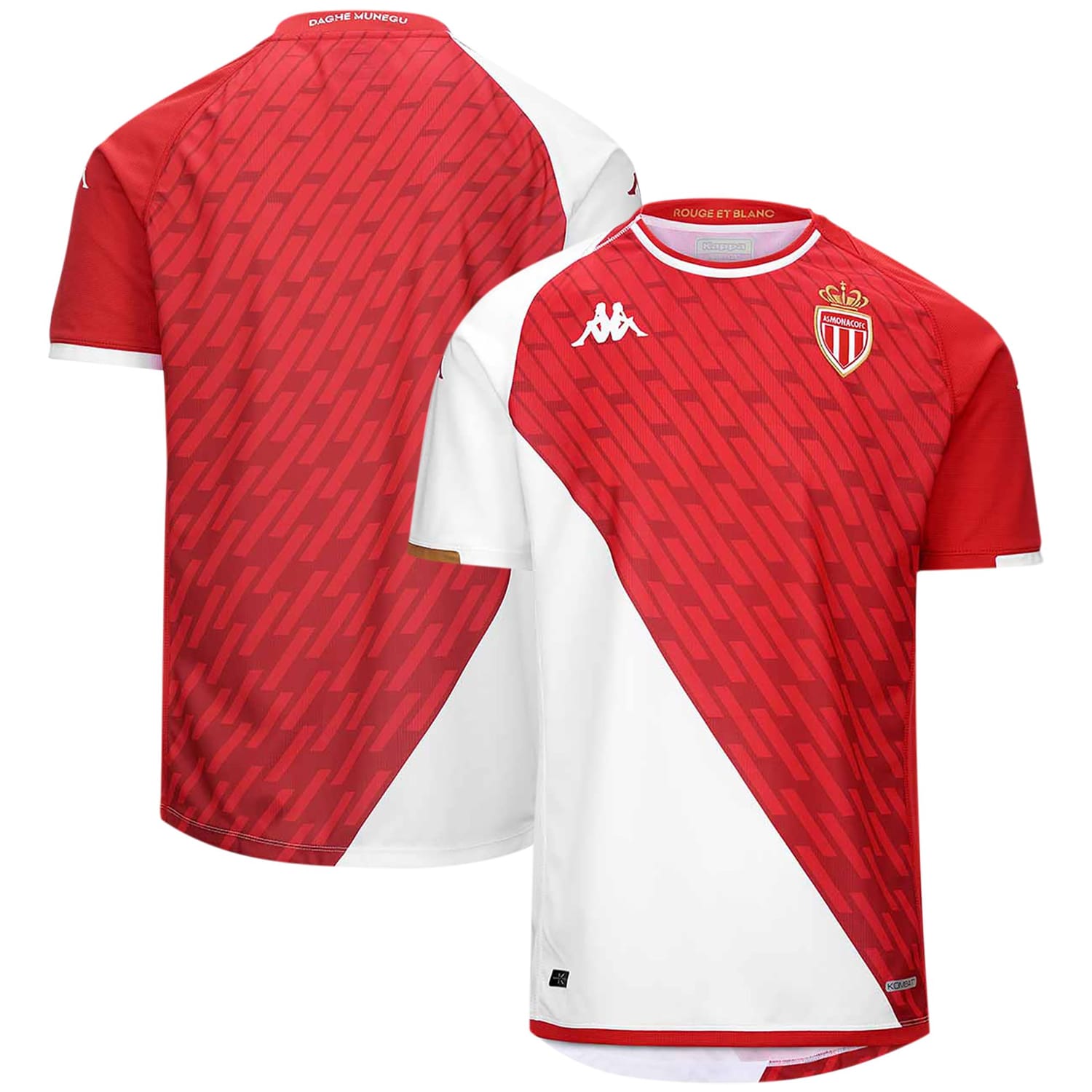 Ligue 1 AS Monaco Home Jersey Shirt 2023-24 for Men
