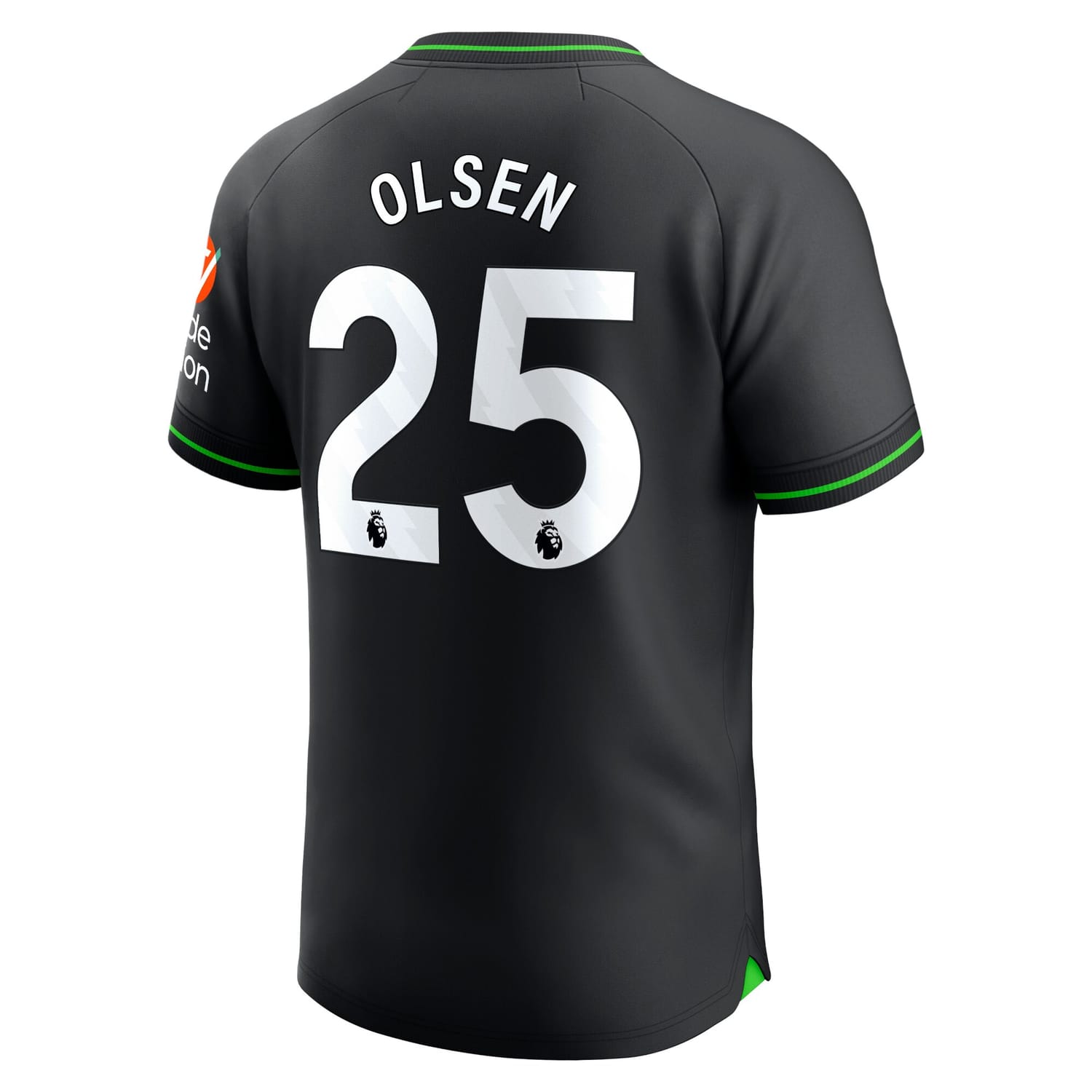 Premier League Aston Villa Home Goalkeeper Jersey Shirt 2023-24 player Robin Olsen 25 printing for Men