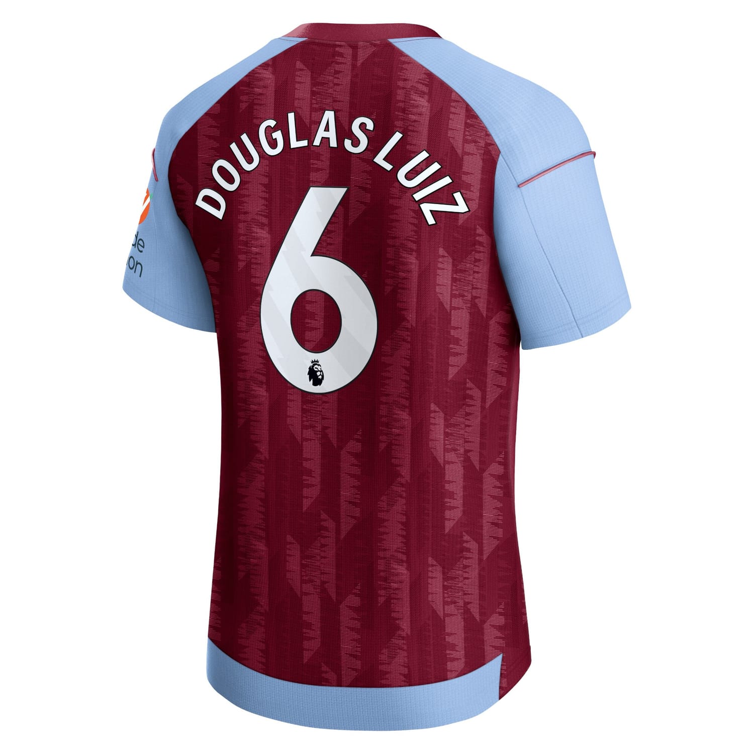 Premier League Aston Villa Home Pro Jersey Shirt 2023-24 player Douglas Luiz 6 printing for Men