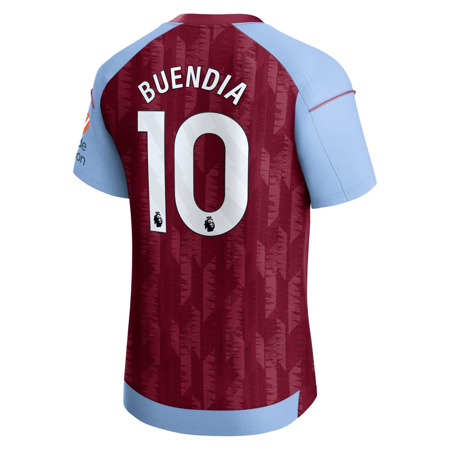 Premier League Aston Villa Home Pro Jersey Shirt 2023-24 player Emi Buendía 10 printing for Men