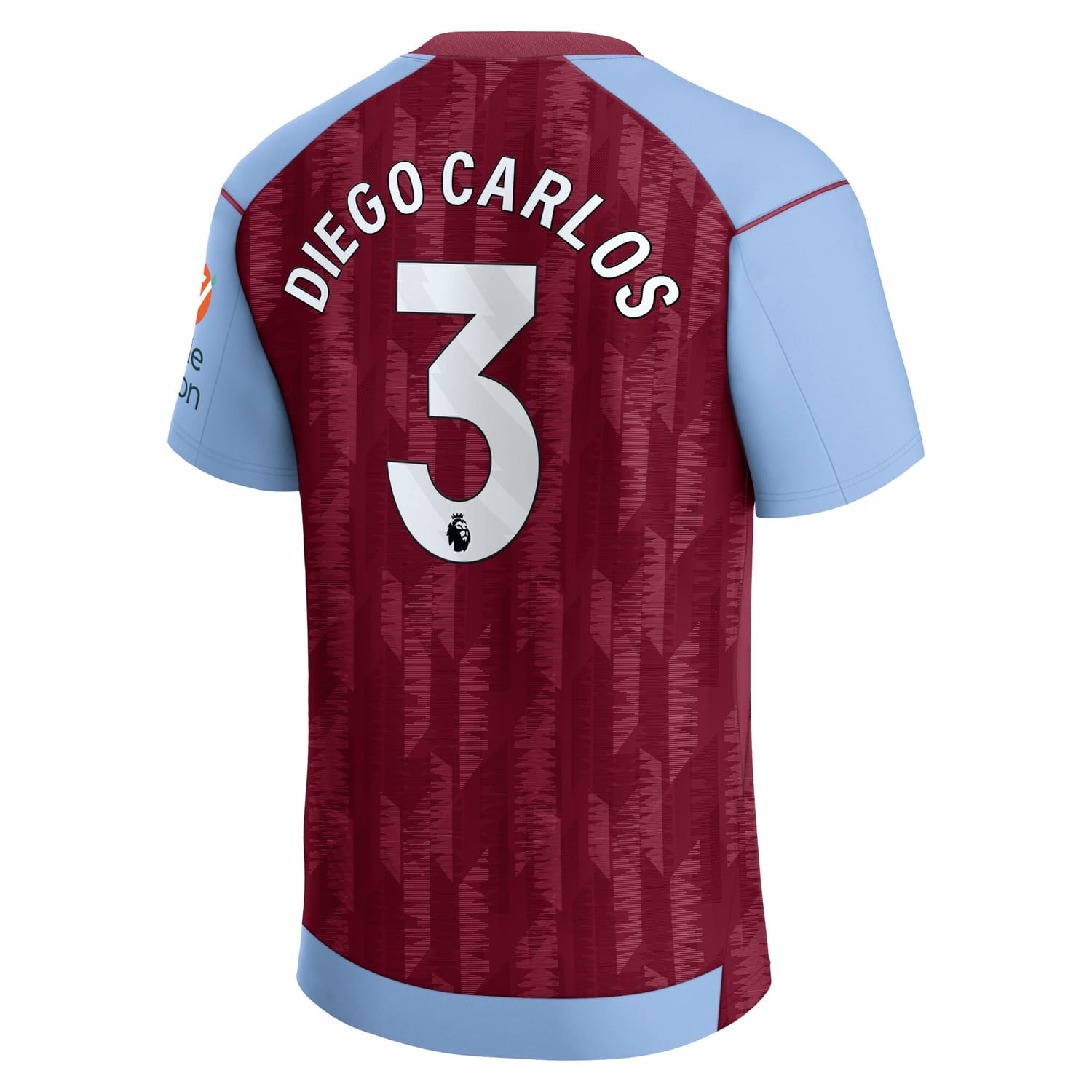 Premier League Aston Villa Home Jersey Shirt 2023-24 player Diego Carlos 3 printing for Men