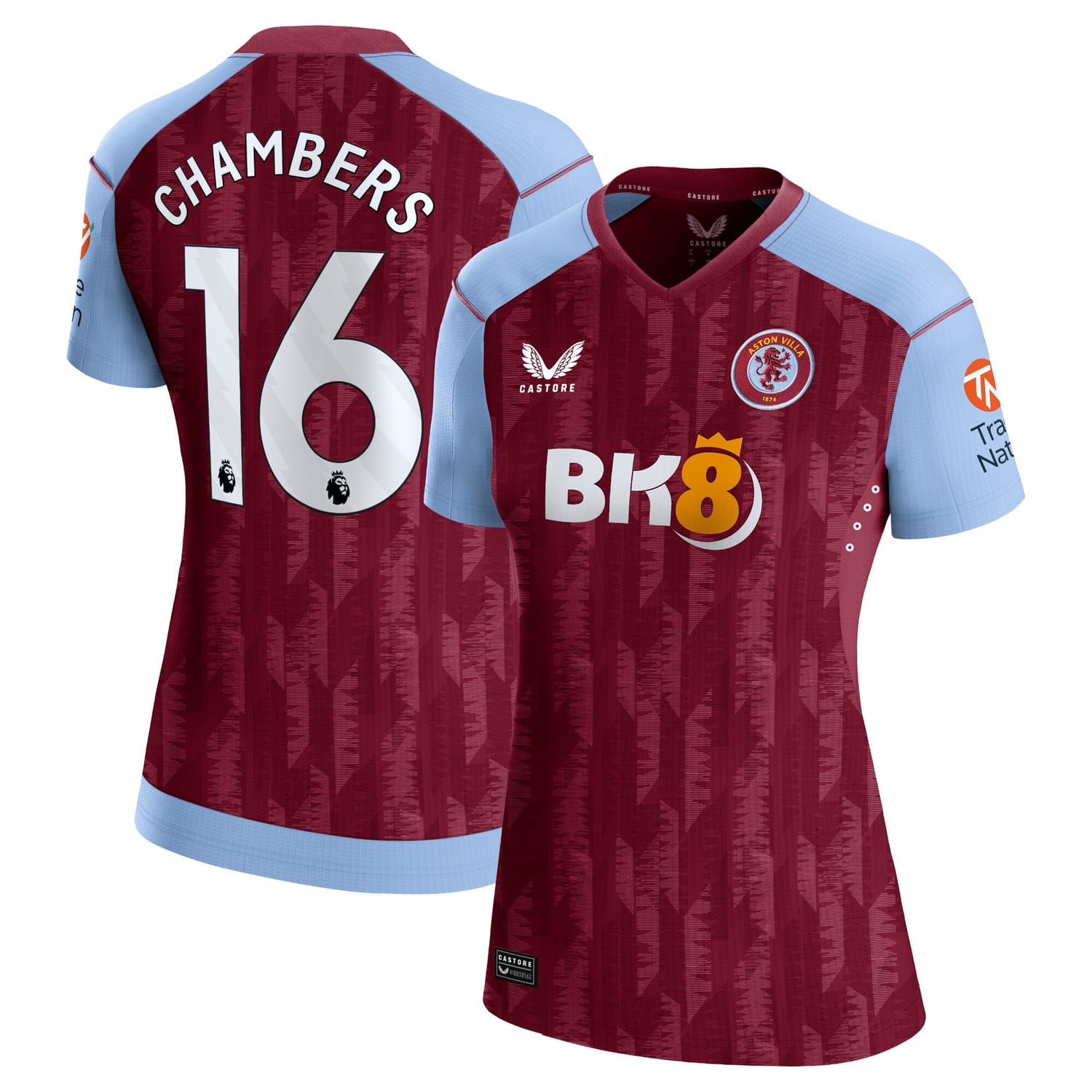 Premier League Aston Villa Home Pro Jersey Shirt 2023-24 player Calum Chambers 16 printing for Women