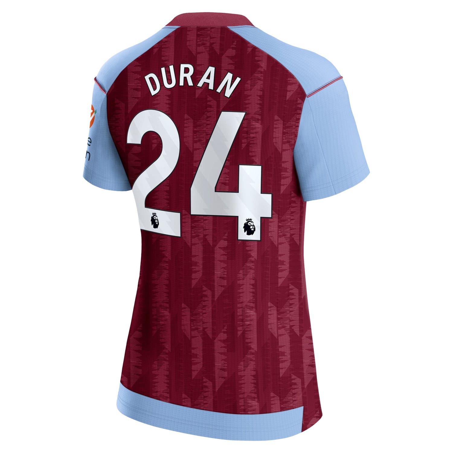 Premier League Aston Villa Home Pro Jersey Shirt 2023-24 player Jhon Durán 22 printing for Women