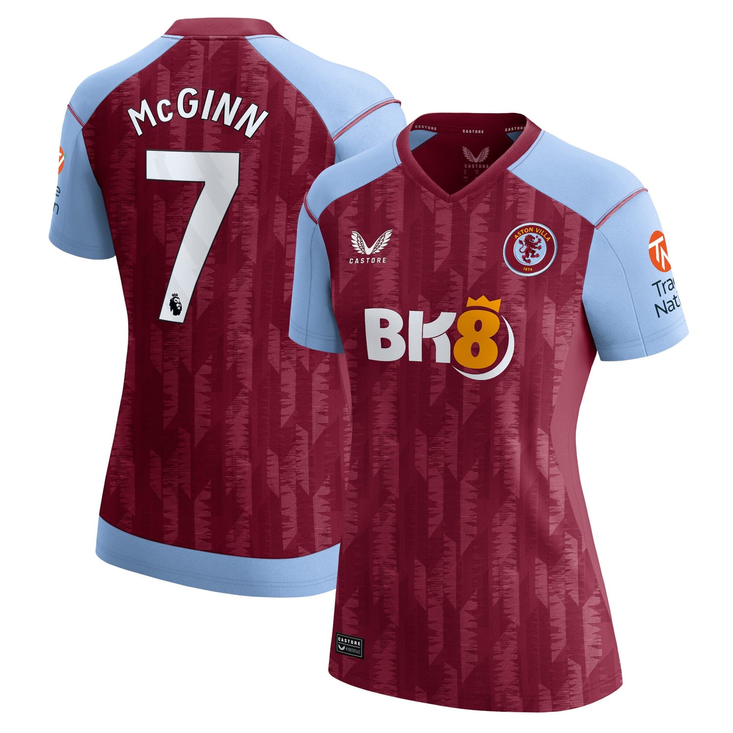 Premier League Aston Villa Home Jersey Shirt 2023-24 player John McGinn 7 printing for Women
