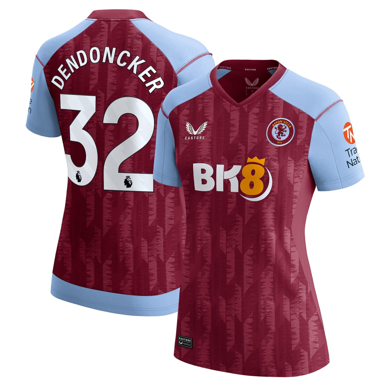 Premier League Aston Villa Home Jersey Shirt 2023-24 player Leander Dendoncker 32 printing for Women