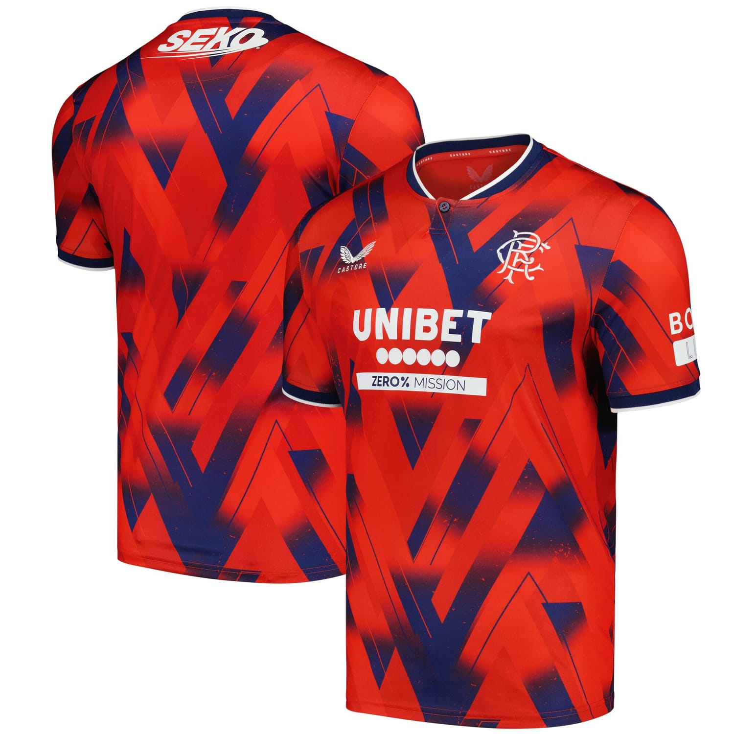 Scottish Premiership Rangers FC Fourth Jersey Shirt 2023-24 for Men