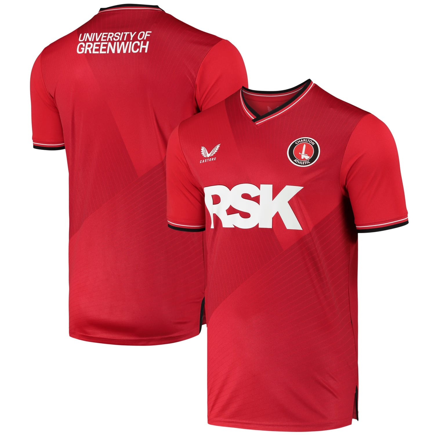 EFL League One Charlton Athletic Home Jersey Shirt 2023-24 for Men