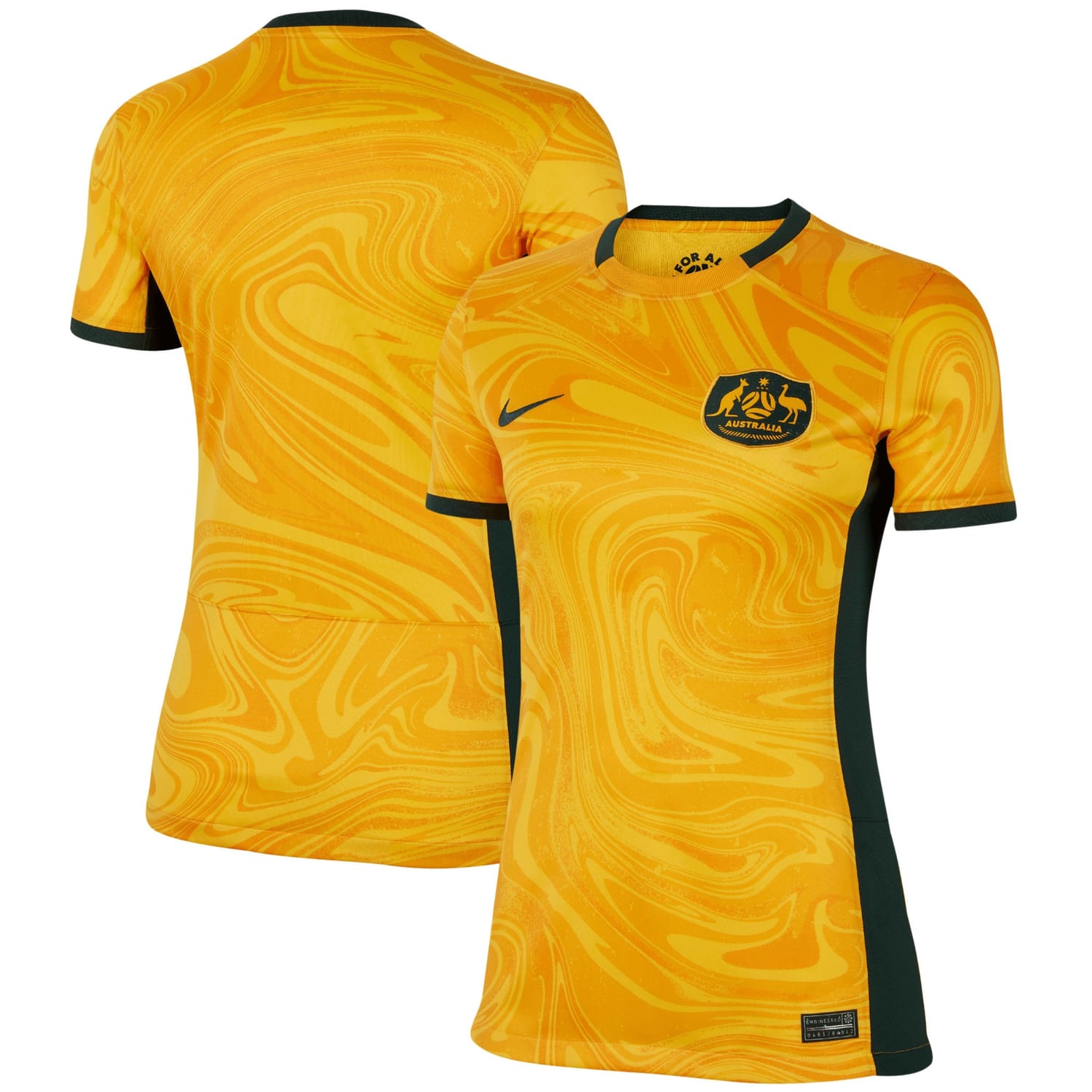 Australia National Team Home Jersey Shirt 2023-24 for Women