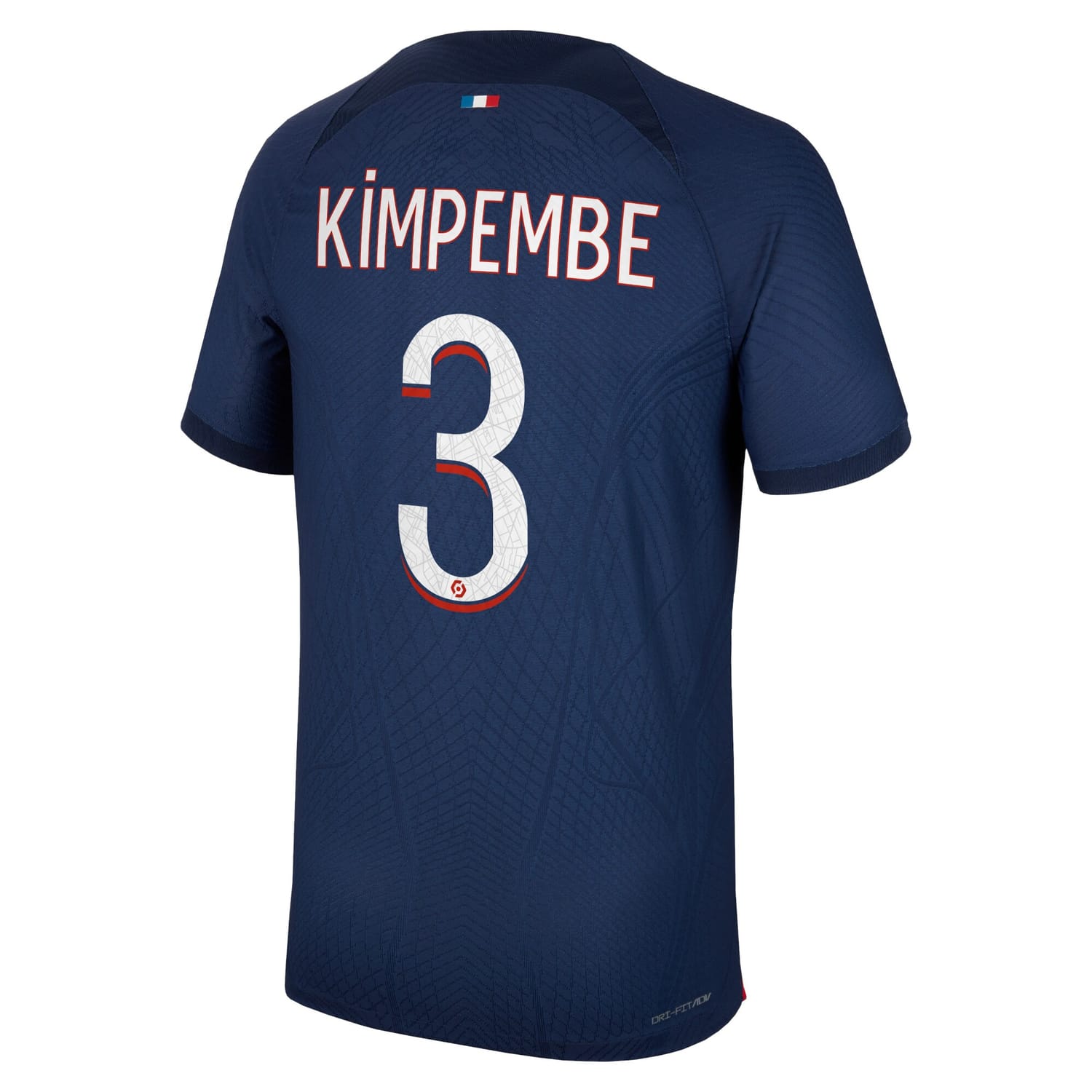 Ligue 1 Paris Saint-Germain Home Authentic Jersey Shirt 2023-24 player Presnel Kimpembe 3 printing for Men