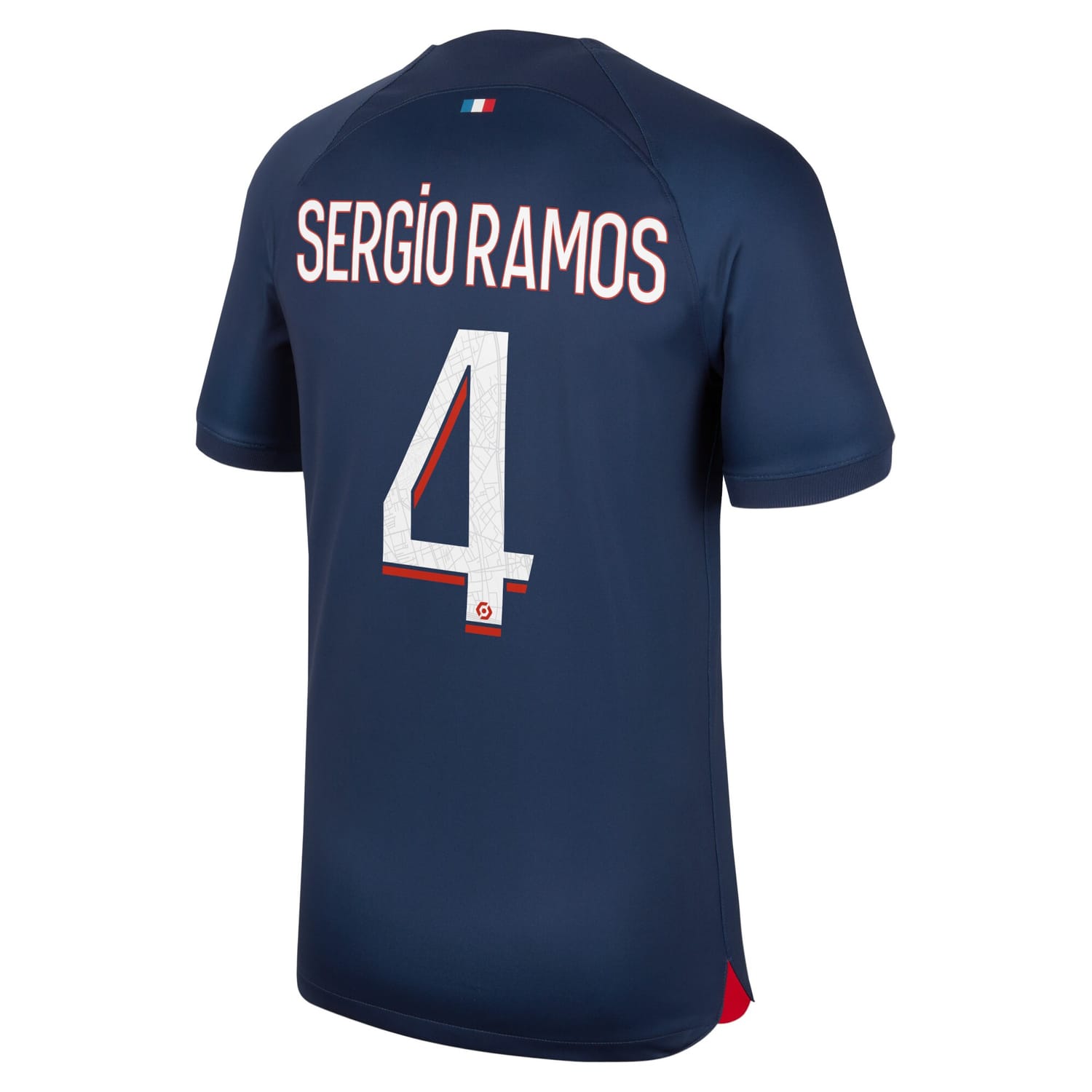 Ligue 1 Paris Saint-Germain Home Jersey Shirt 2023-24 player Sergio Ramos 4 printing for Men