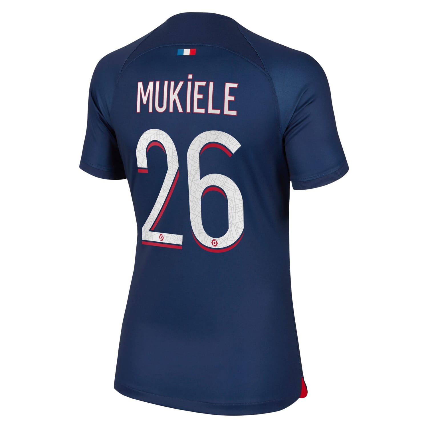 Ligue 1 Paris Saint-Germain Home Jersey Shirt 2023-24 player Nordi Mukiele 26 printing for Women