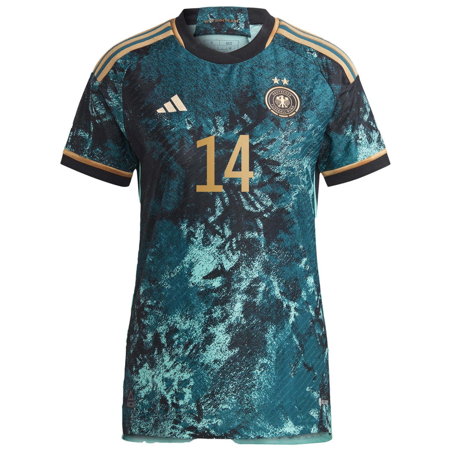 Germany National Team Away Authentic Jersey Shirt 2023 player Lena Lattwein 14 printing for Women