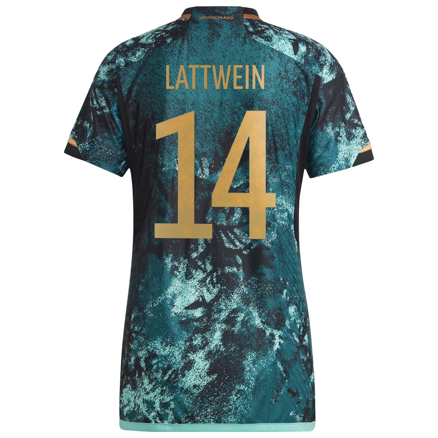 Germany National Team Away Authentic Jersey Shirt 2023 player Lena Lattwein 14 printing for Women