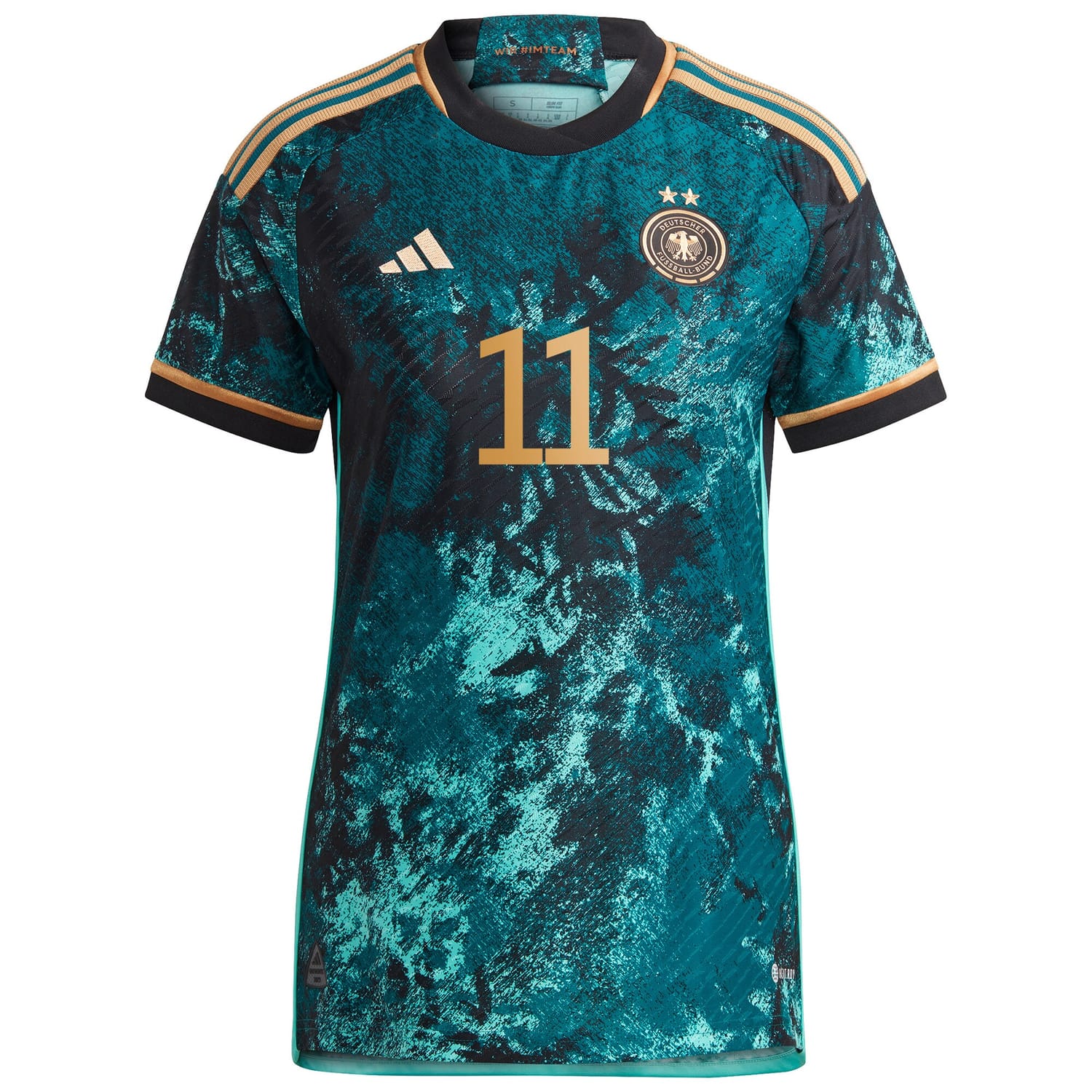 Germany National Team Away Authentic Jersey Shirt 2023 player Alexandra Popp 11 printing for Women