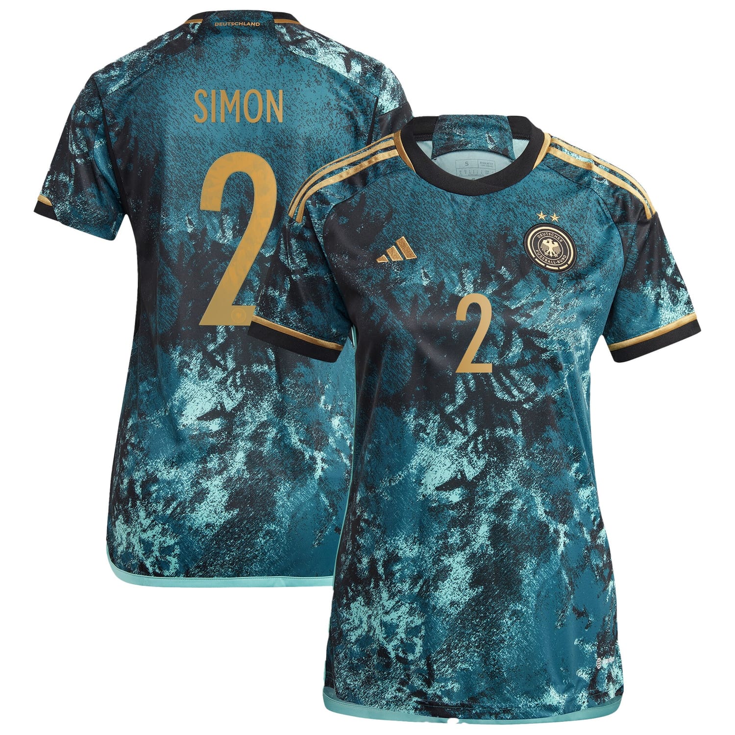 Germany National Team Away Jersey Shirt 2023 player Simon 2 printing for Women