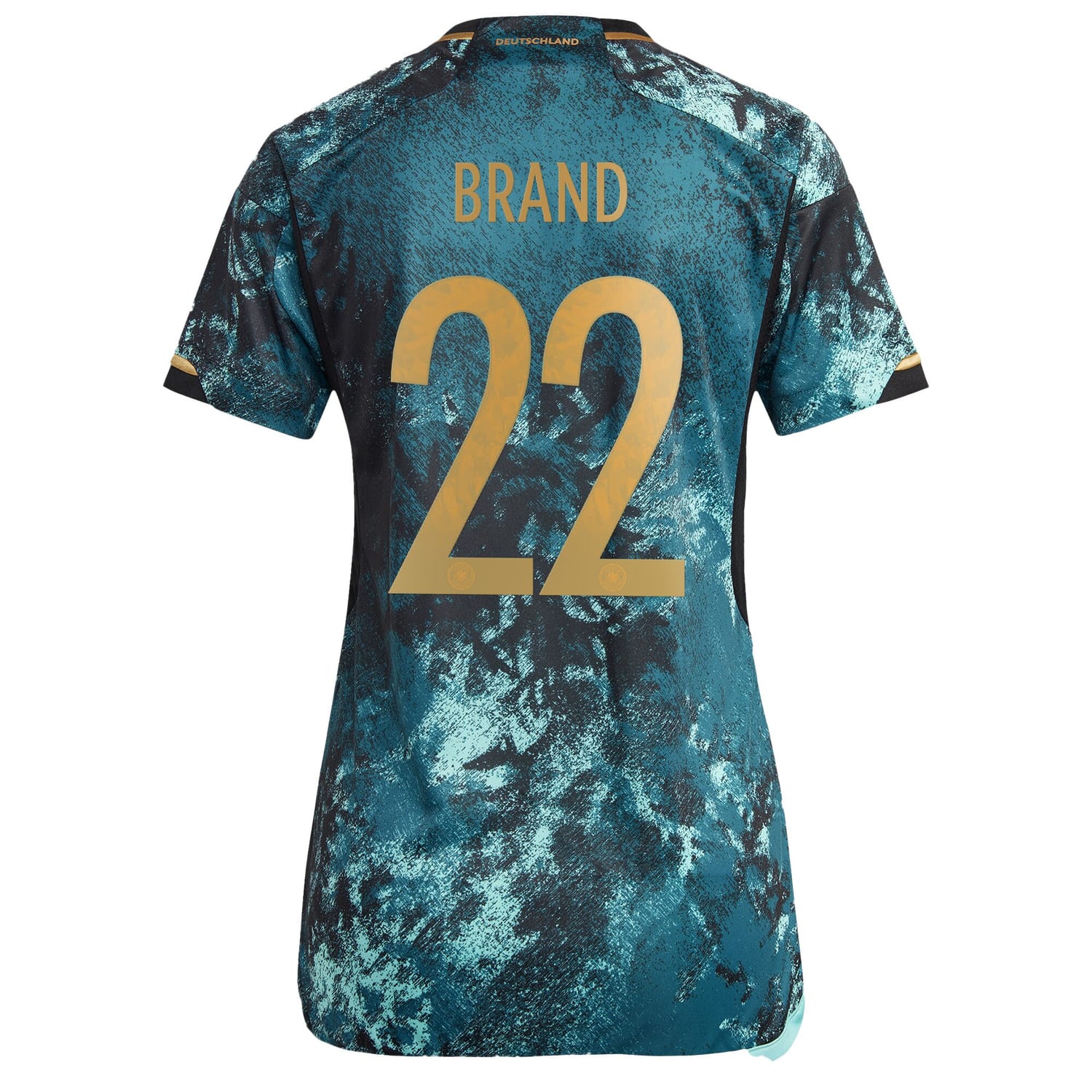 Germany National Team Away Jersey Shirt 2023 player Jule Brand 22 printing for Women