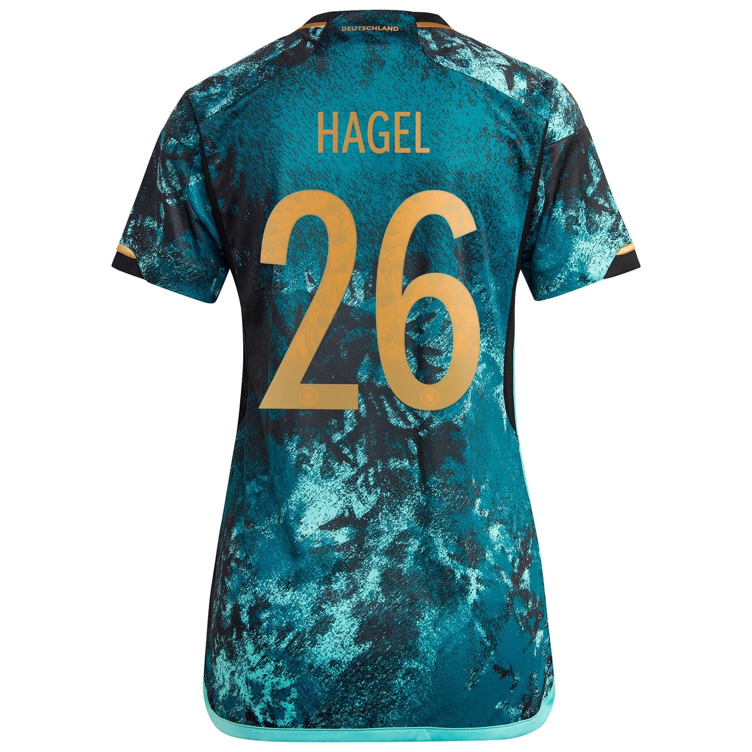 Germany National Team Away Jersey Shirt 2023 player Chantal Hagel 26 printing for Women