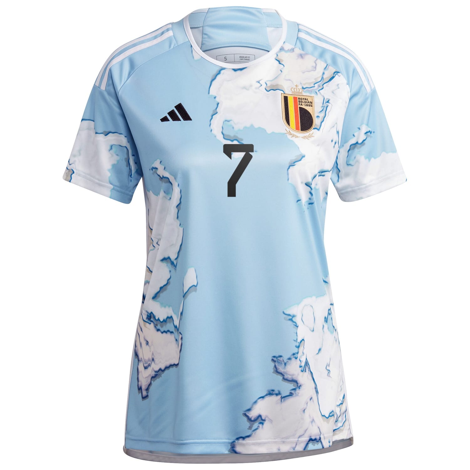 Belgium National Team Away Jersey Shirt 2023 player Hannah Eurlings 7 printing for Women