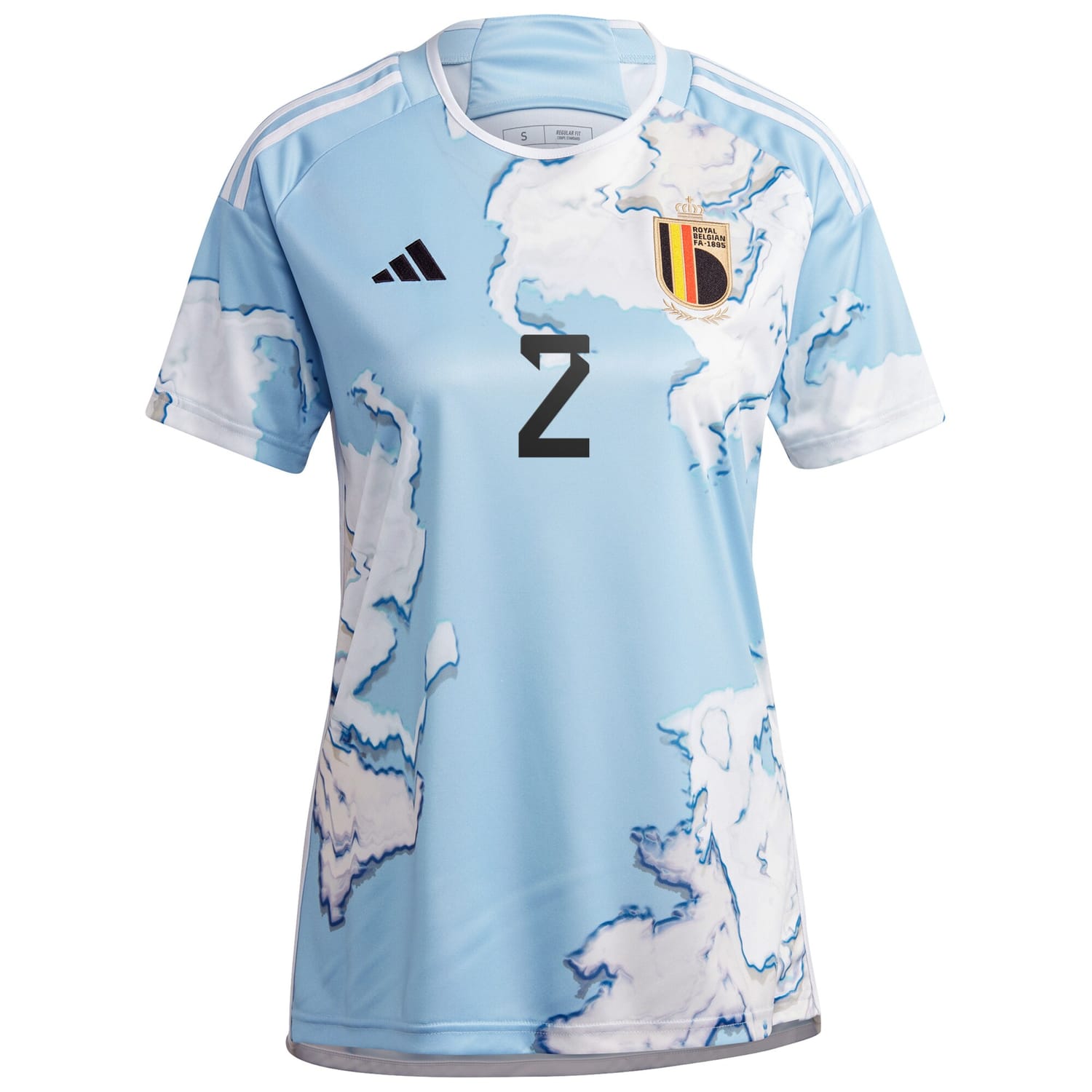 Belgium National Team Away Jersey Shirt 2023 player Davina Philtjens 2 printing for Women