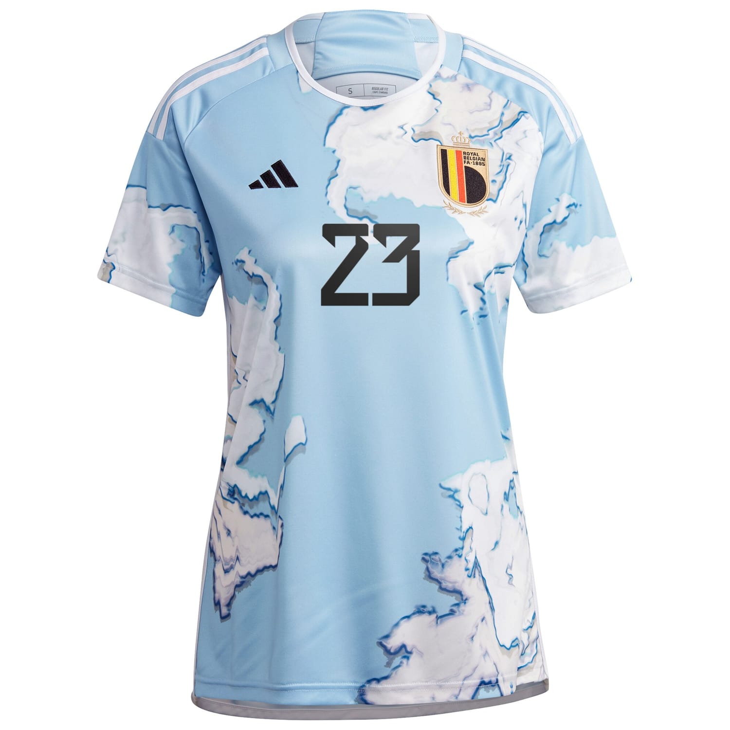 Belgium National Team Away Jersey Shirt 2023 player Kassandra Missipo 23 printing for Women