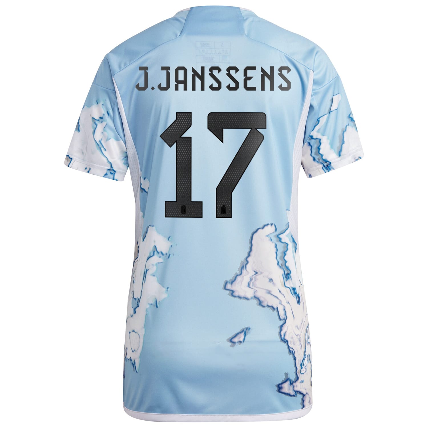 Belgium National Team Away Jersey Shirt 2023 player Jill Janssens 17 printing for Women