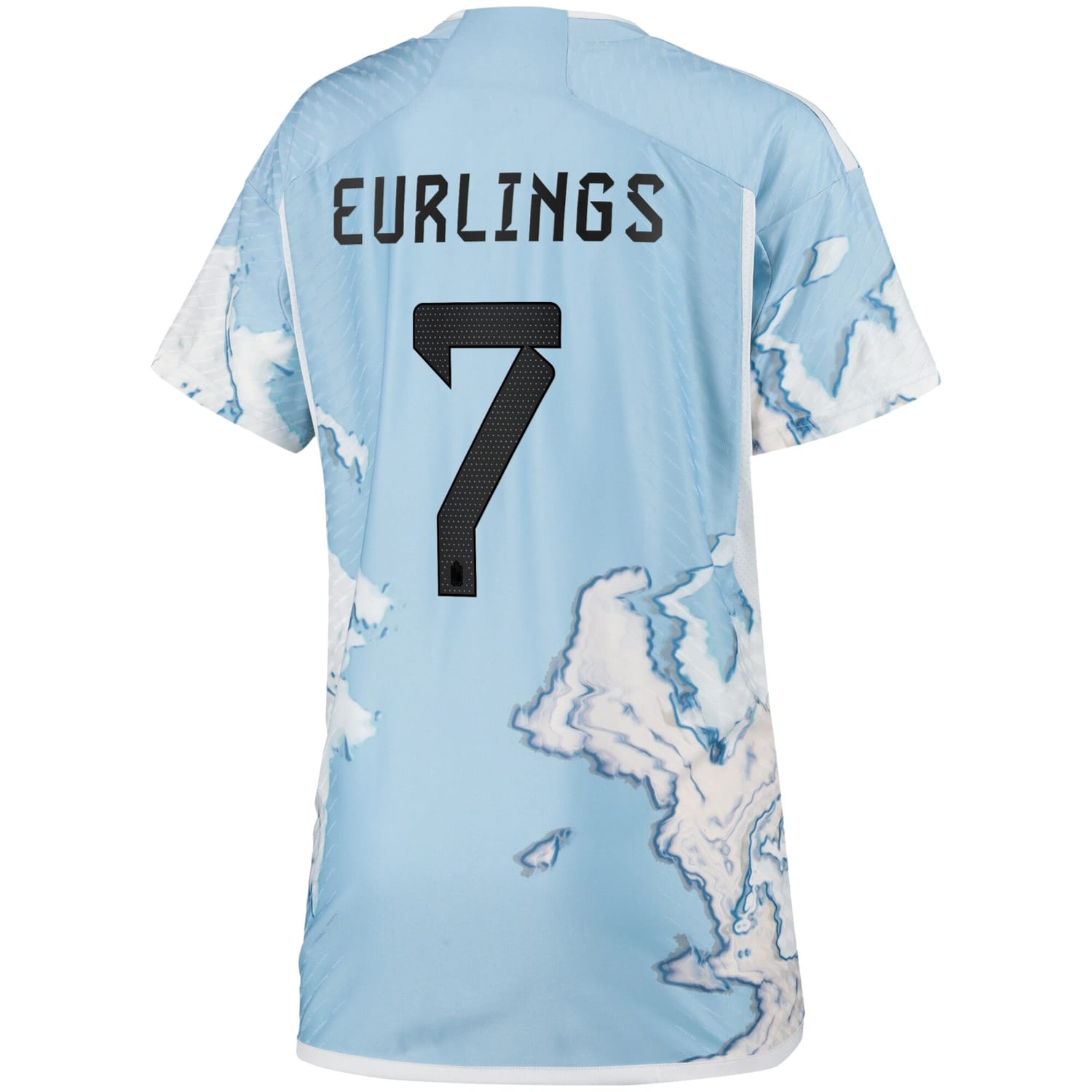 Belgium National Team Away Authentic Jersey Shirt 2023 player Hannah Eurlings 7 printing for Women