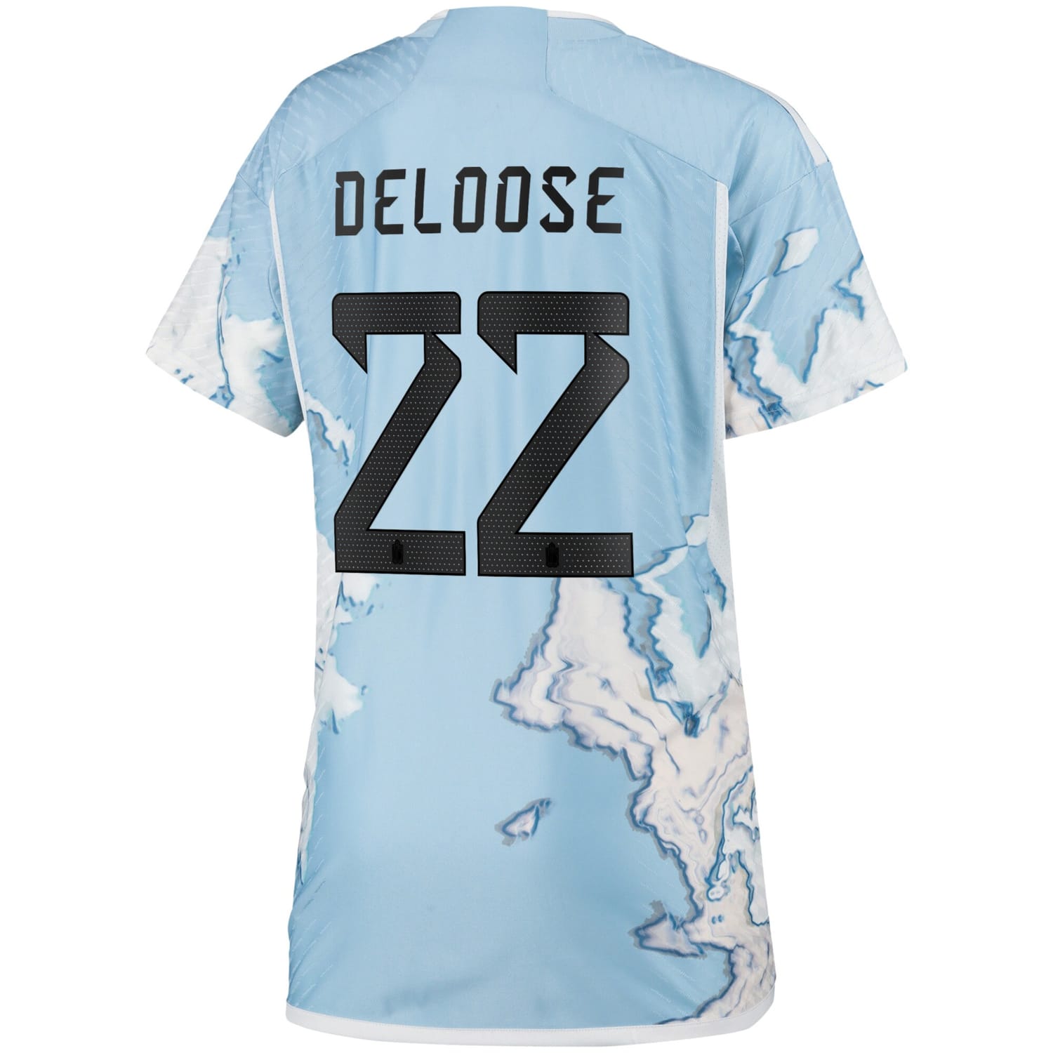 Belgium National Team Away Authentic Jersey Shirt 2023 player Laura Deloose 22 printing for Women
