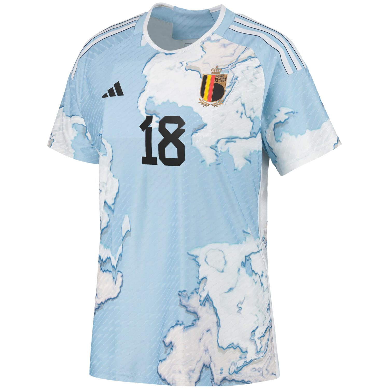 Belgium National Team Away Authentic Jersey Shirt 2023 player Fran Meersman 18 printing for Women