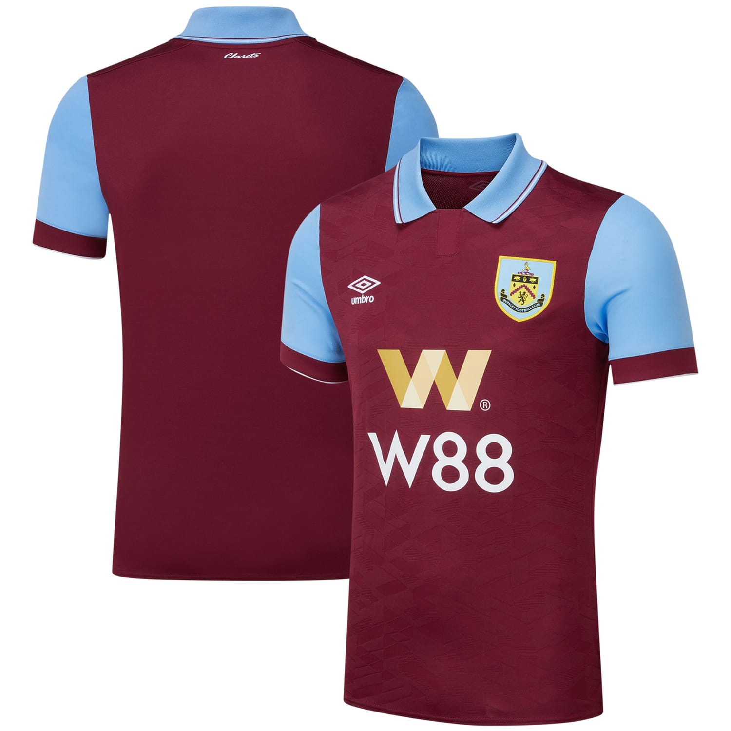 Premier League Burnley Home Jersey Shirt 2023-24 for Men