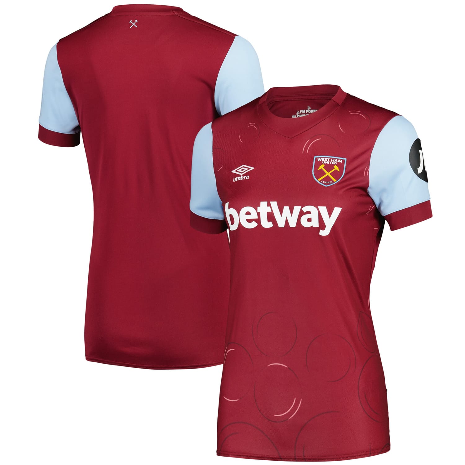 Premier League West Ham United Home Jersey Shirt 2023-24 for Women
