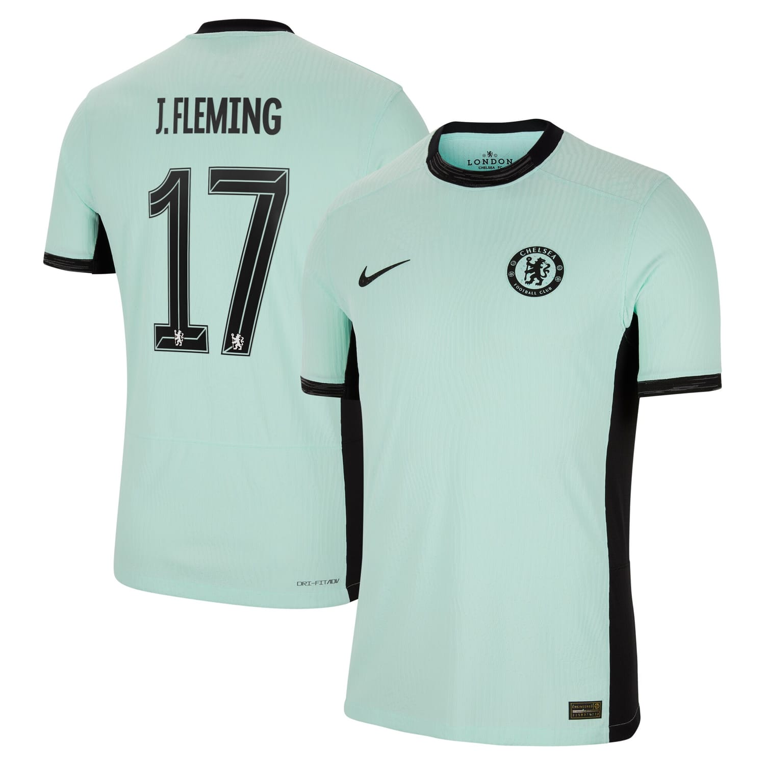 Premier League Chelsea Third Authentic Jersey Shirt 2023-24 player Jessie Fleming 17 printing for Men